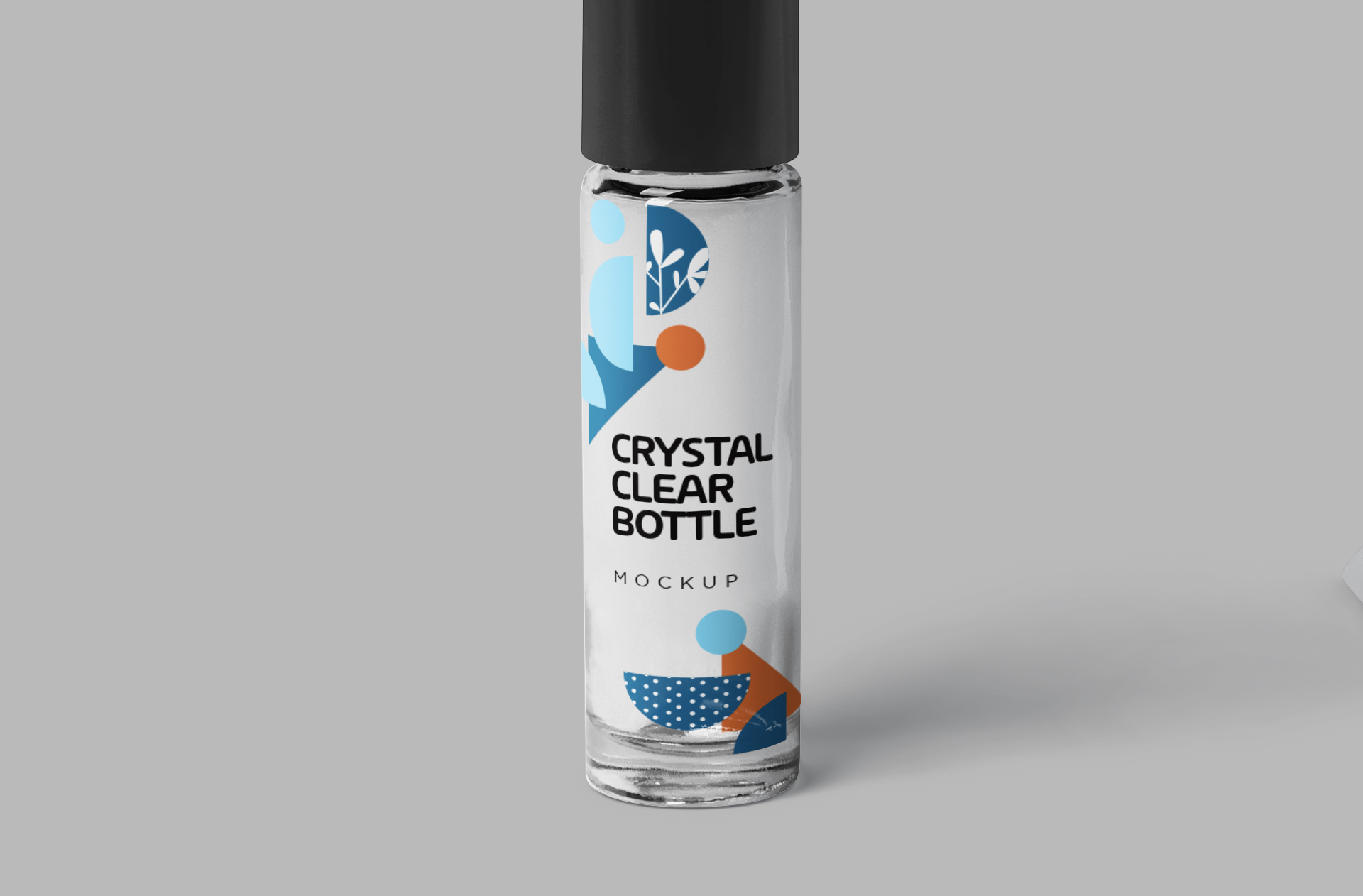 angled bottle mockup