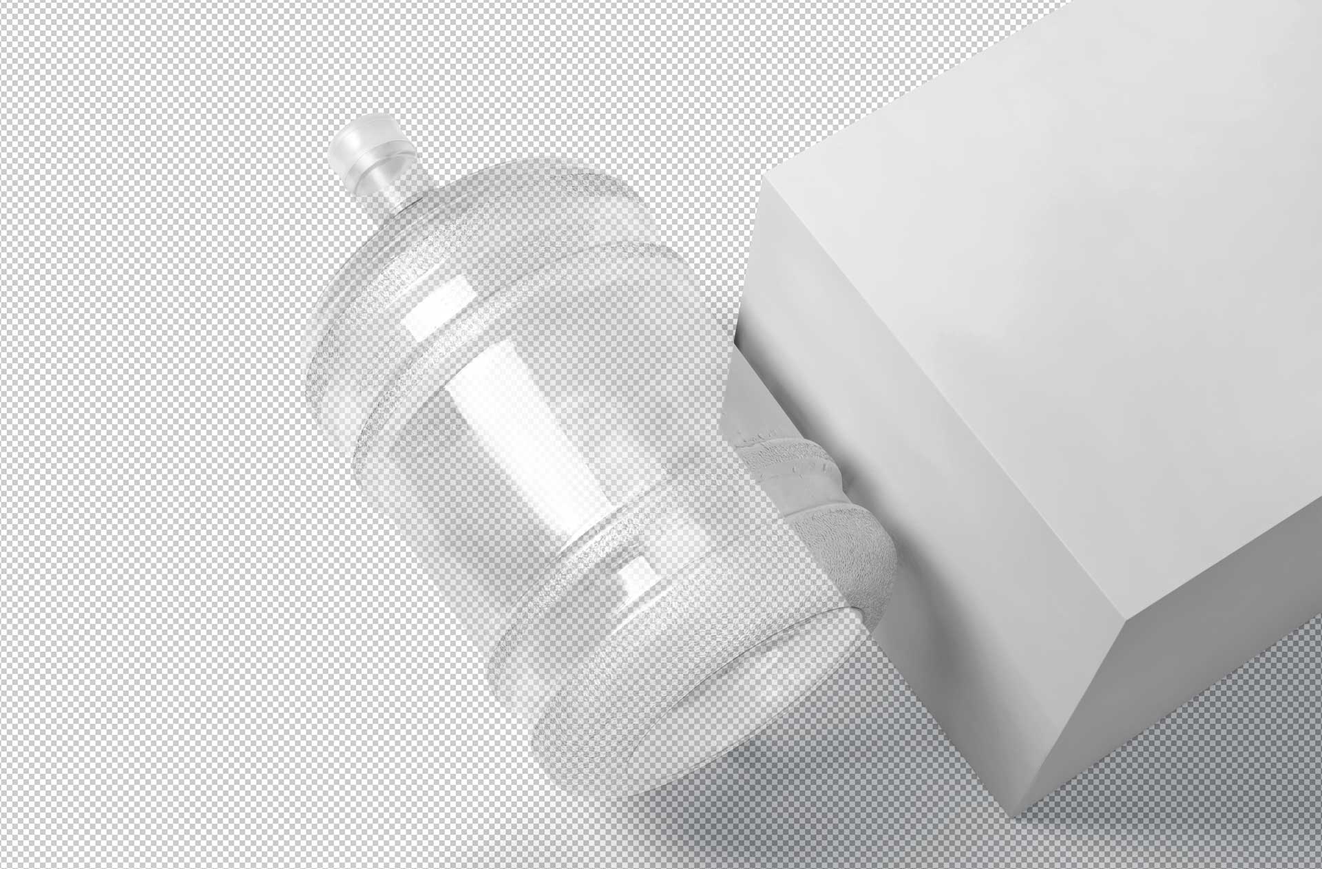 5 gallon bottle mock-up