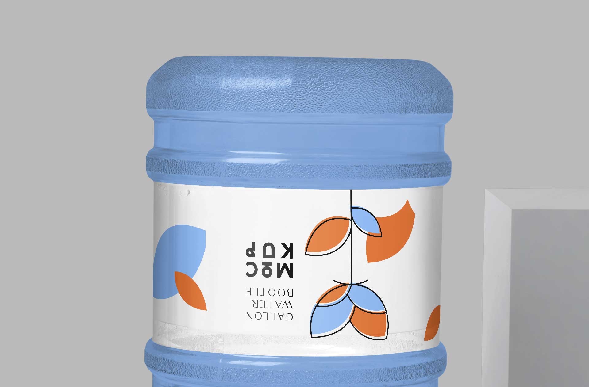 5 gallon bottle mock-up