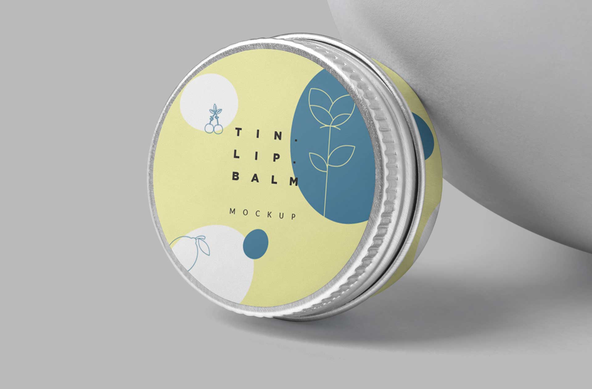 beauty tin jar mockup