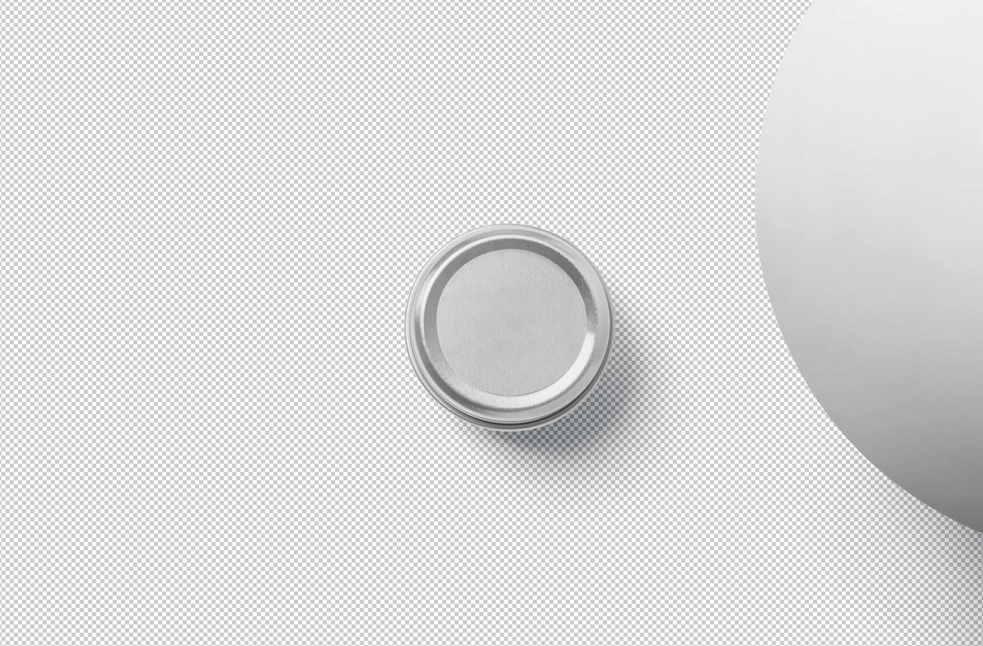beauty tin jar mockup