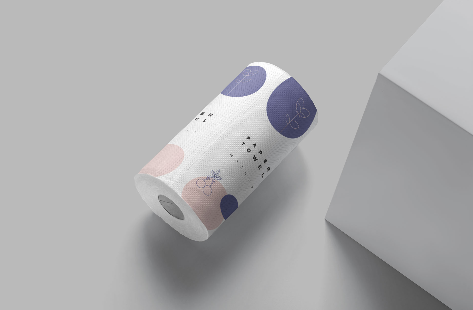 Elegant Paper Towel Roll Mockup for Branding
