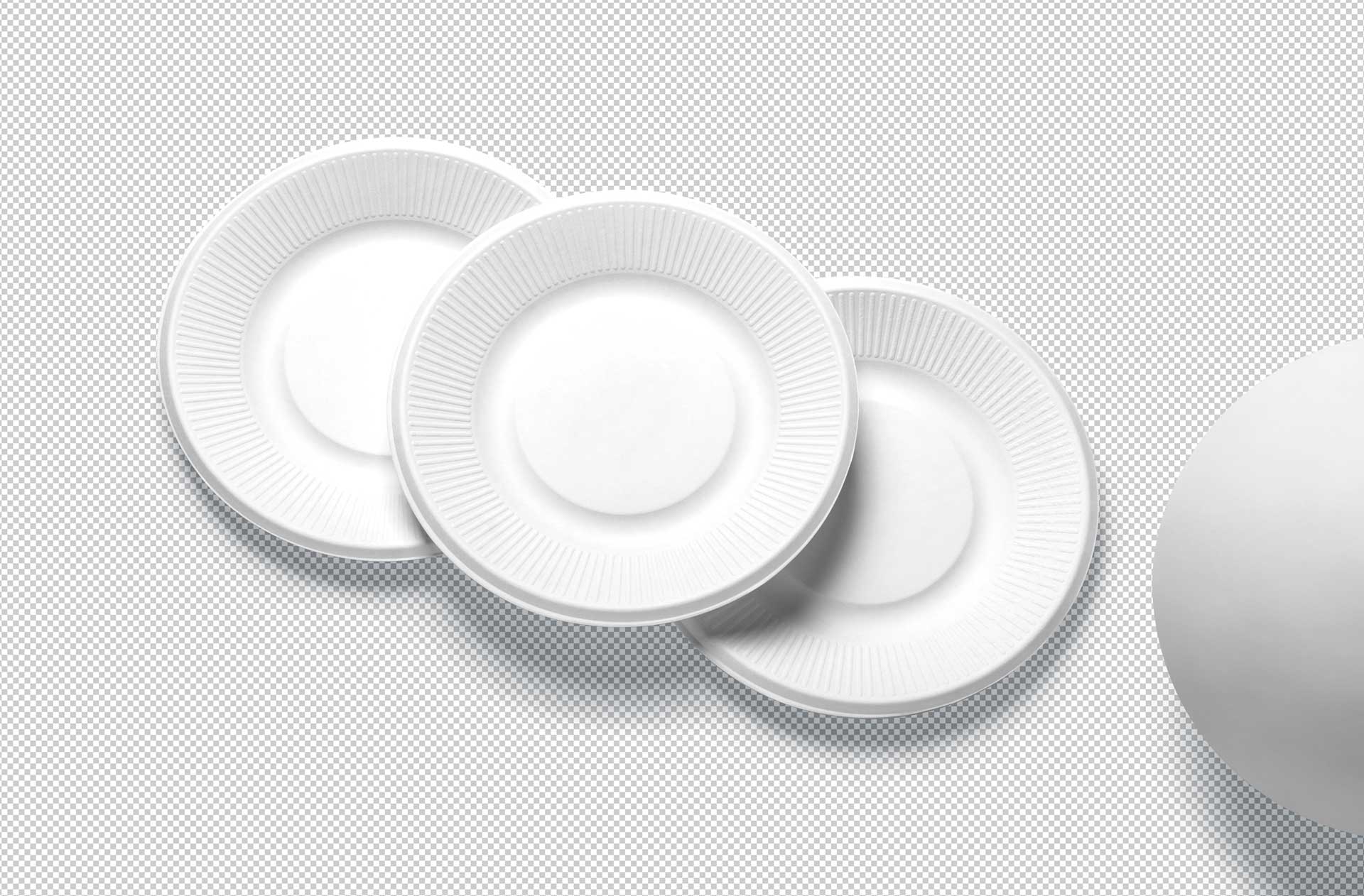 clean plate mockup