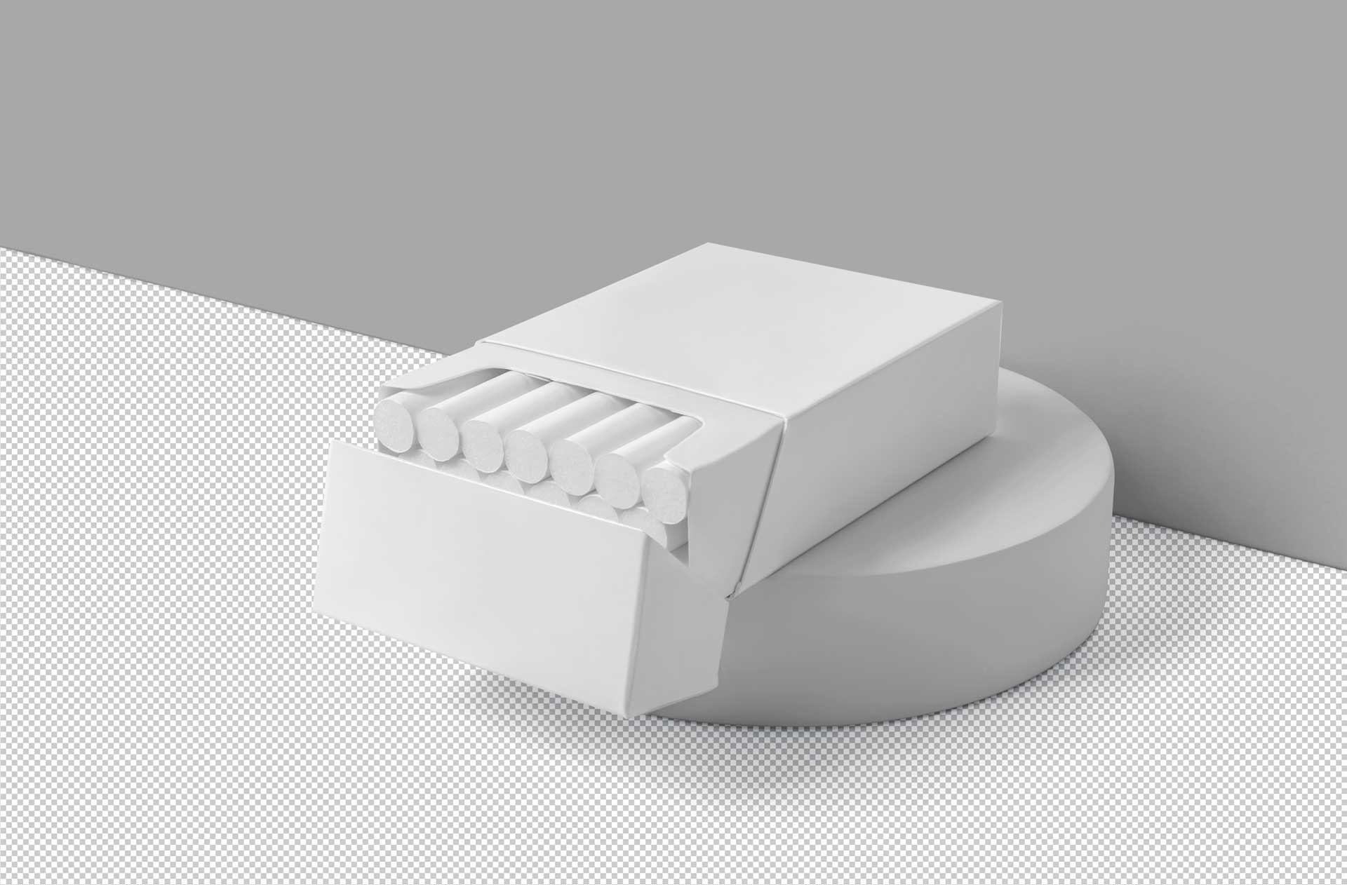 cigarette box mockup
