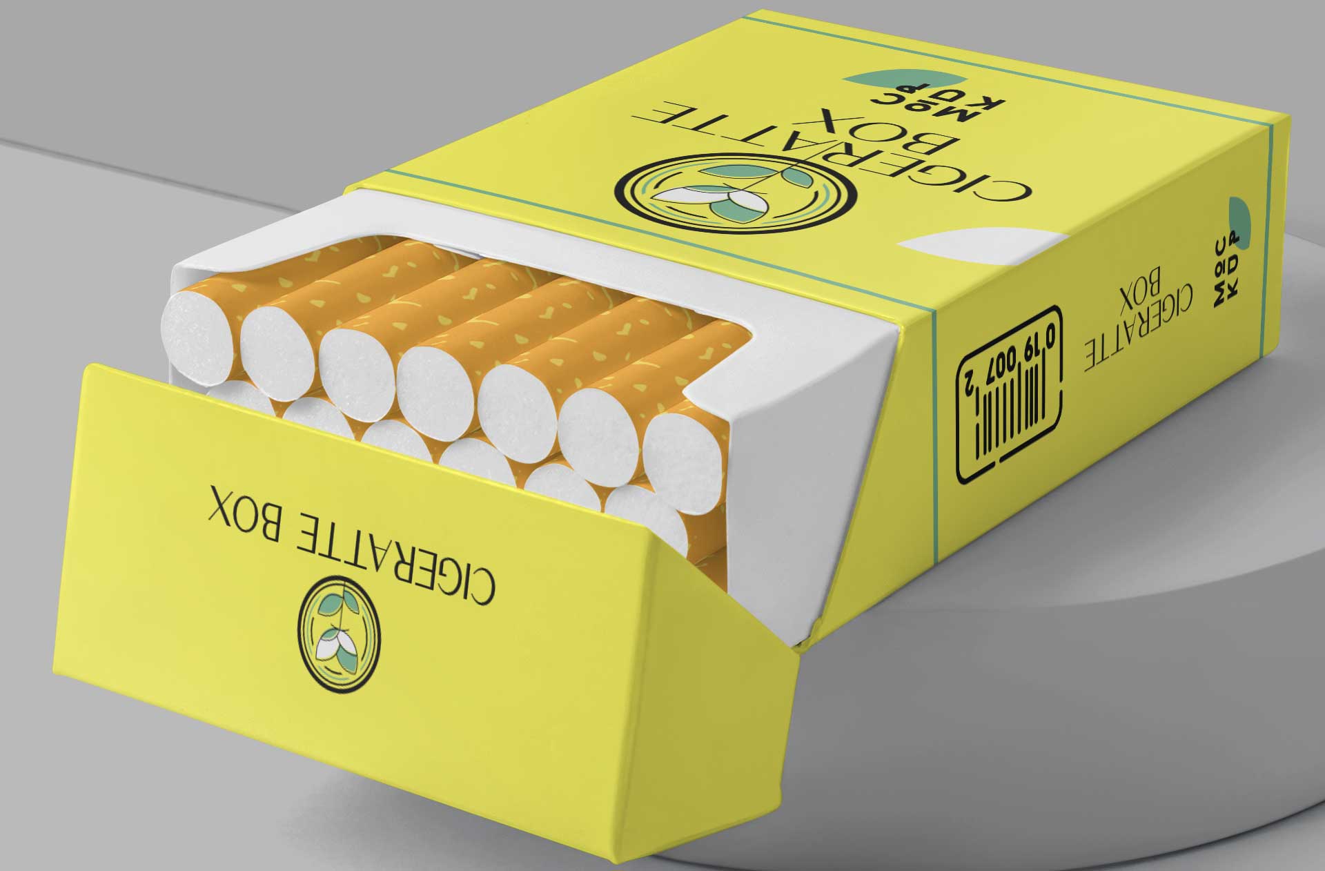 cigarette box mockup