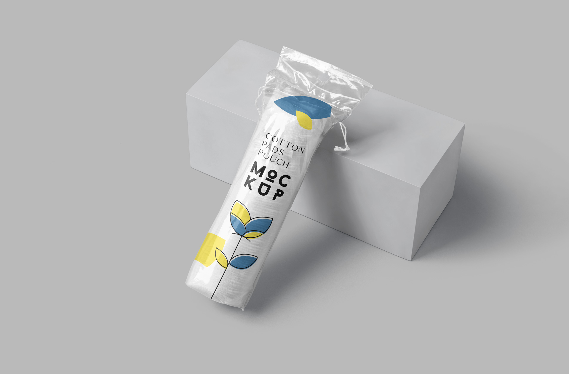 Professional Cotton Pads Pouch Mockup for Branding