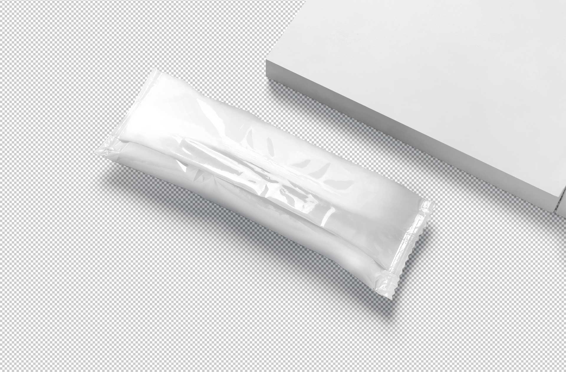 clean ice cream packaging mockup