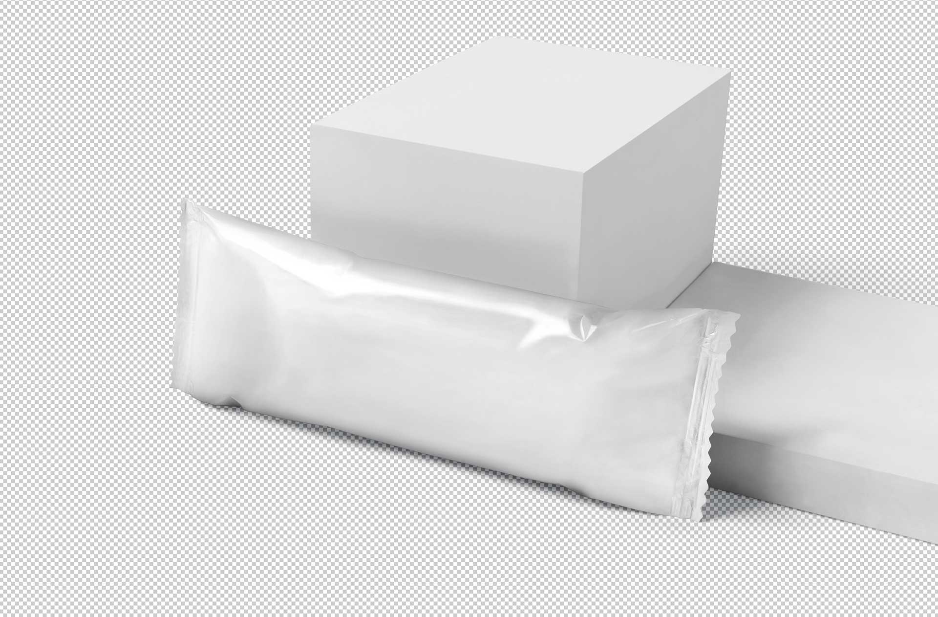 clean ice cream packaging mockup
