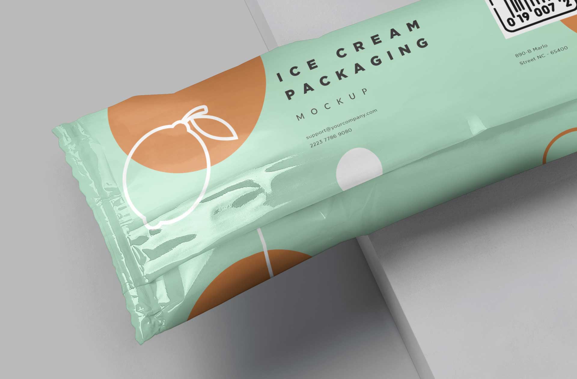 creative ice cream mock-up