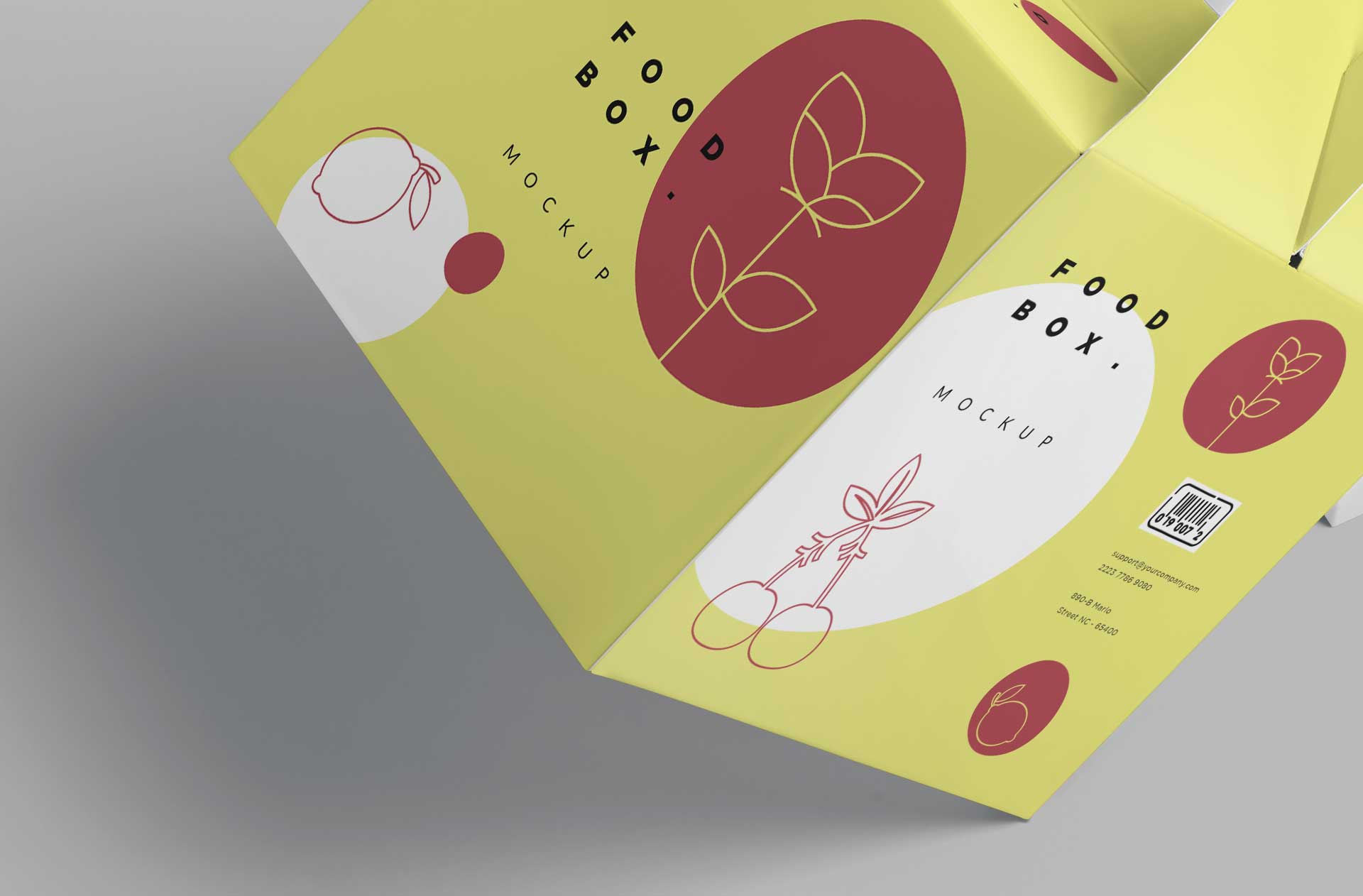catering box mockup