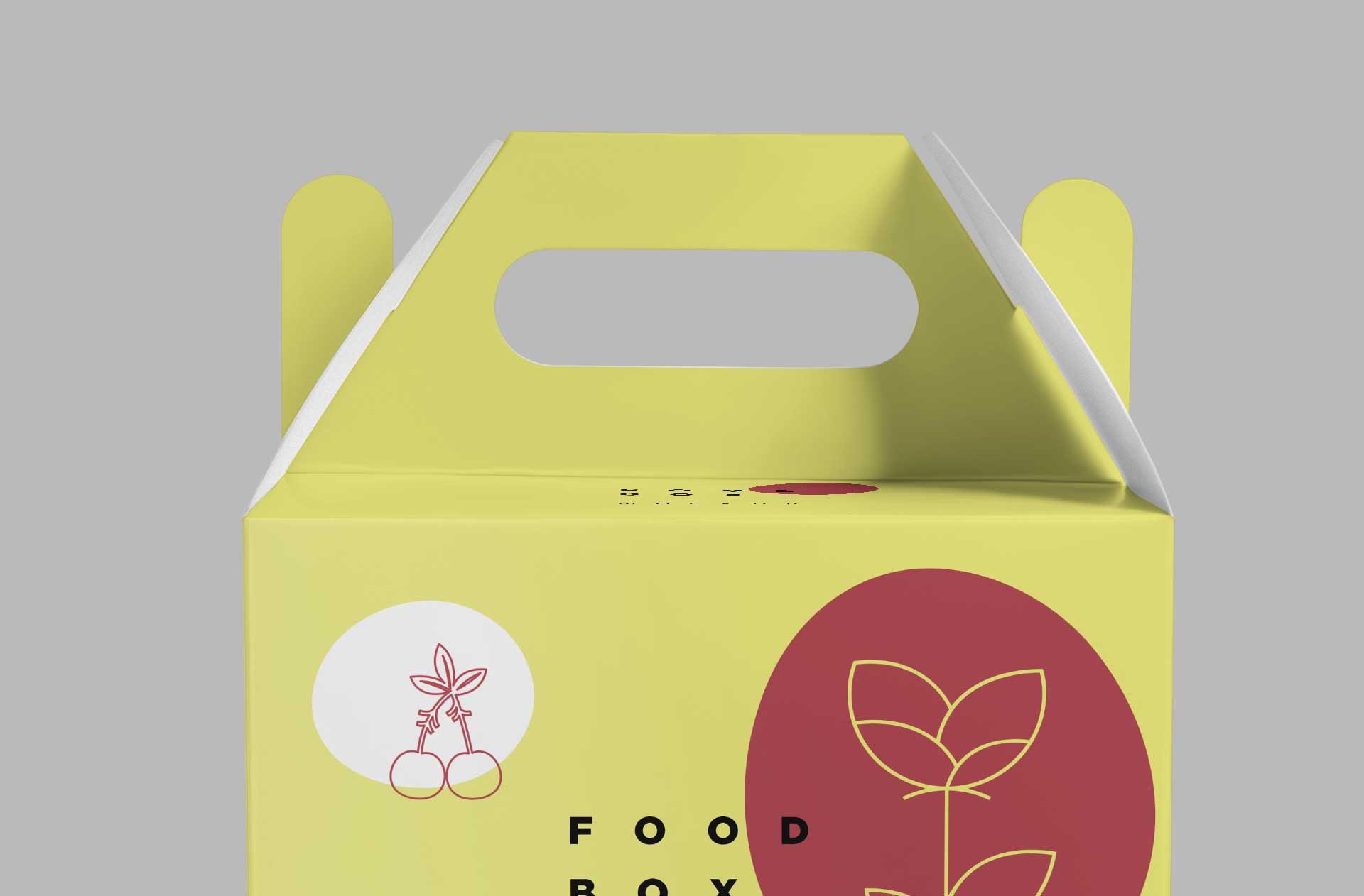 delivery packaging mockup