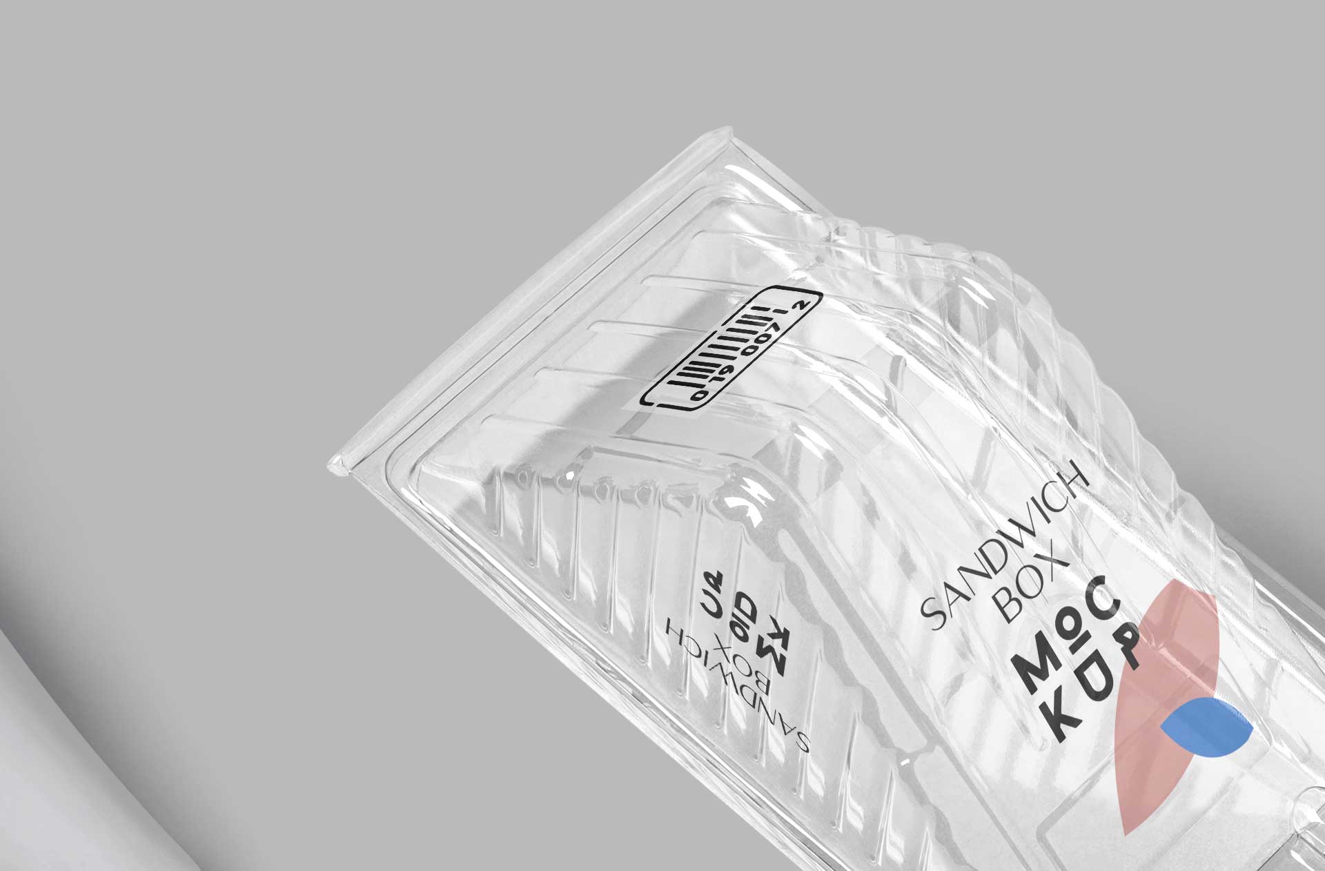 clean sandwich packaging mockup