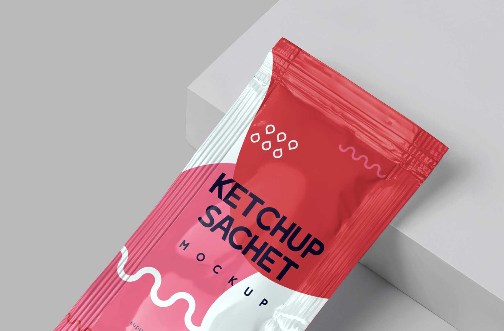 food pouch mockup PSD