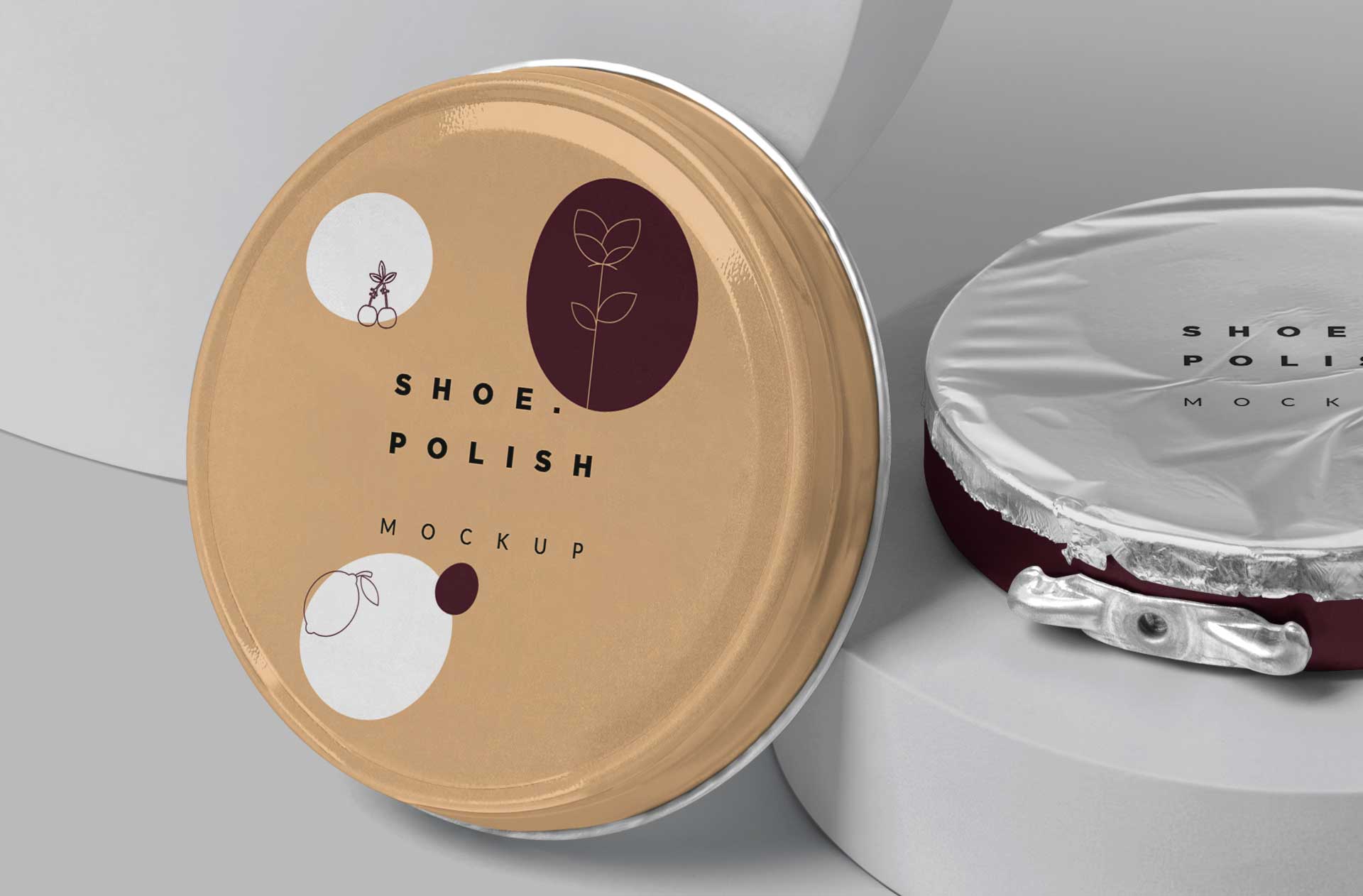 branding tin mockup