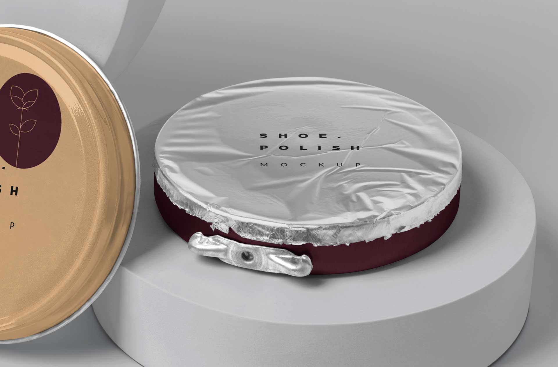 branding tin mockup