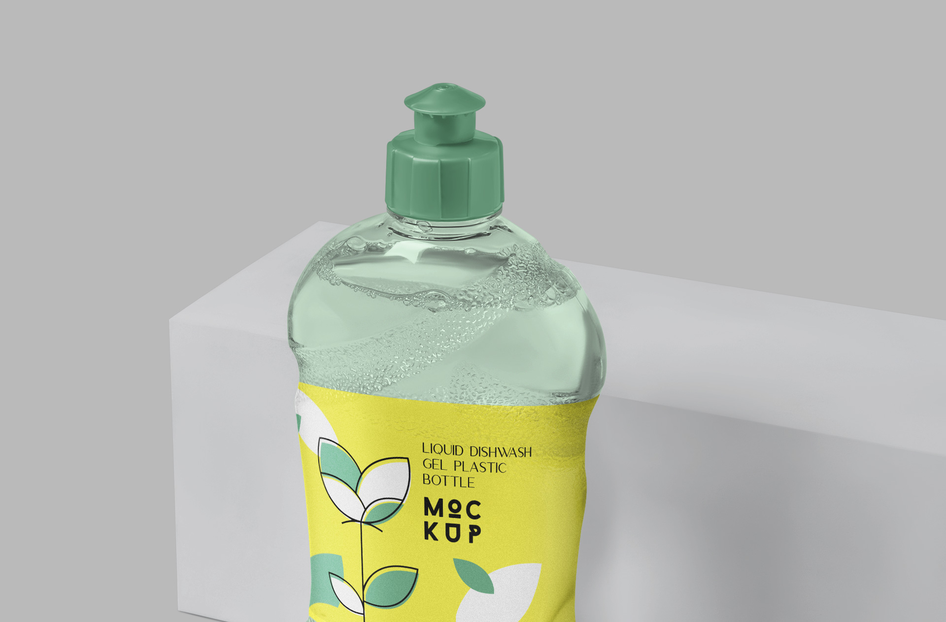 cleaning product branding mockup