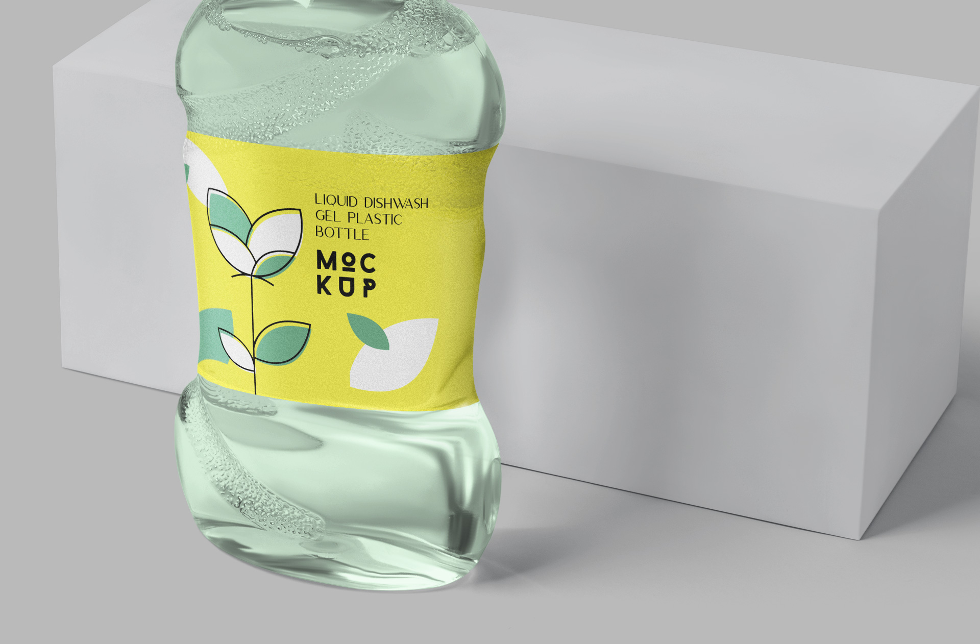 cleaning product branding mockup