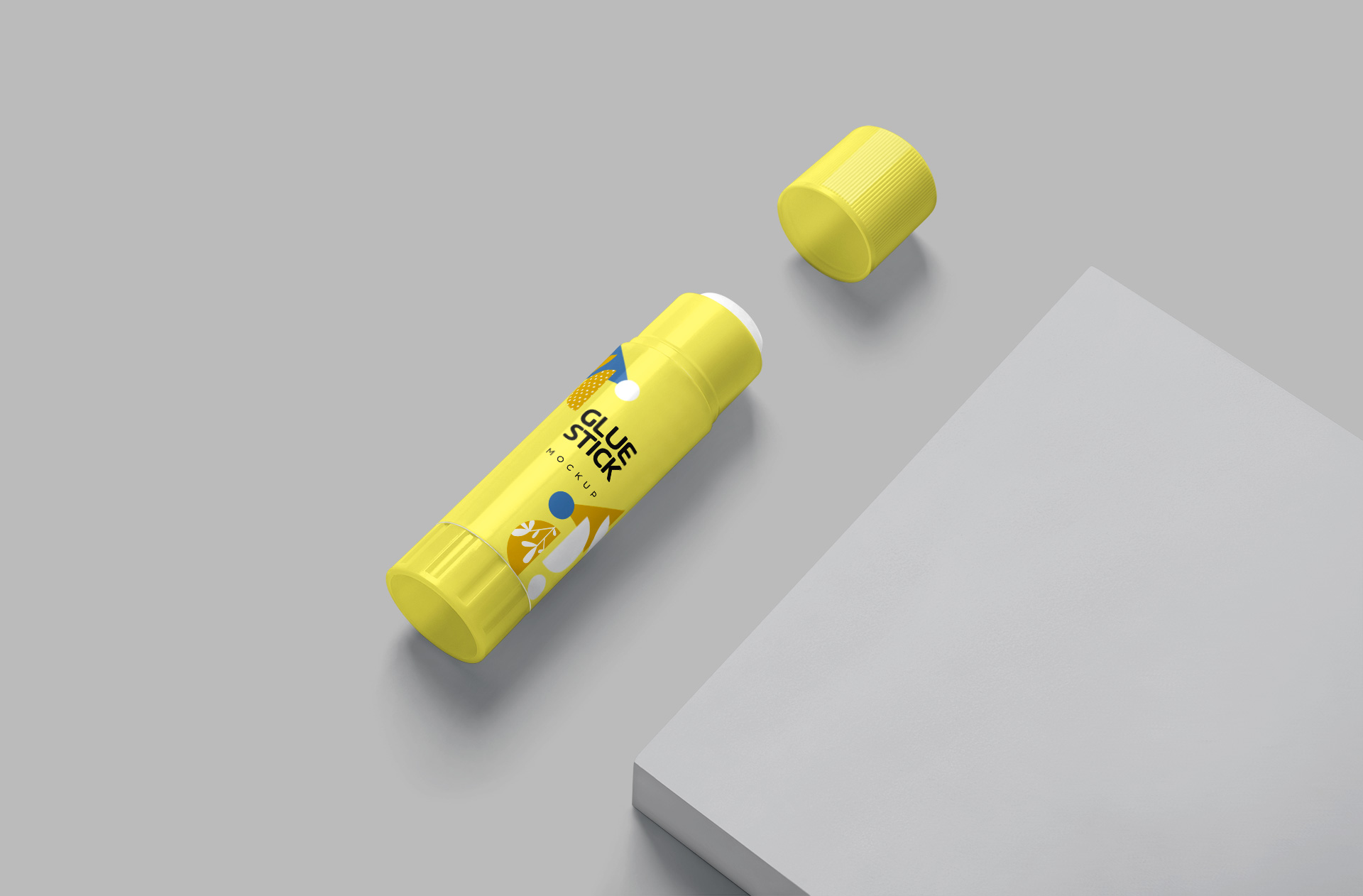 Professional Glue Stick Packaging Mockup for Branding