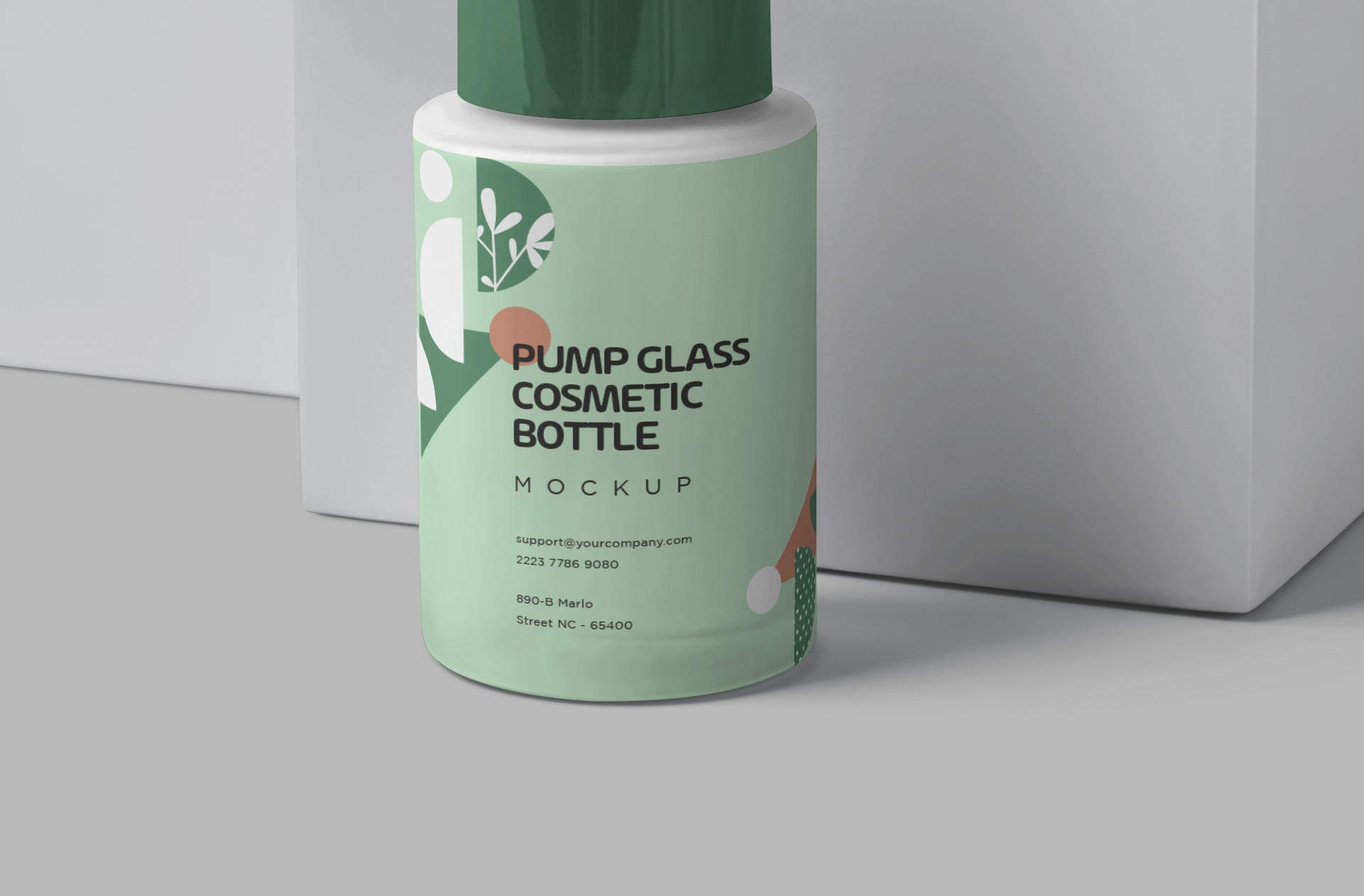 cosmetic bottle mockup