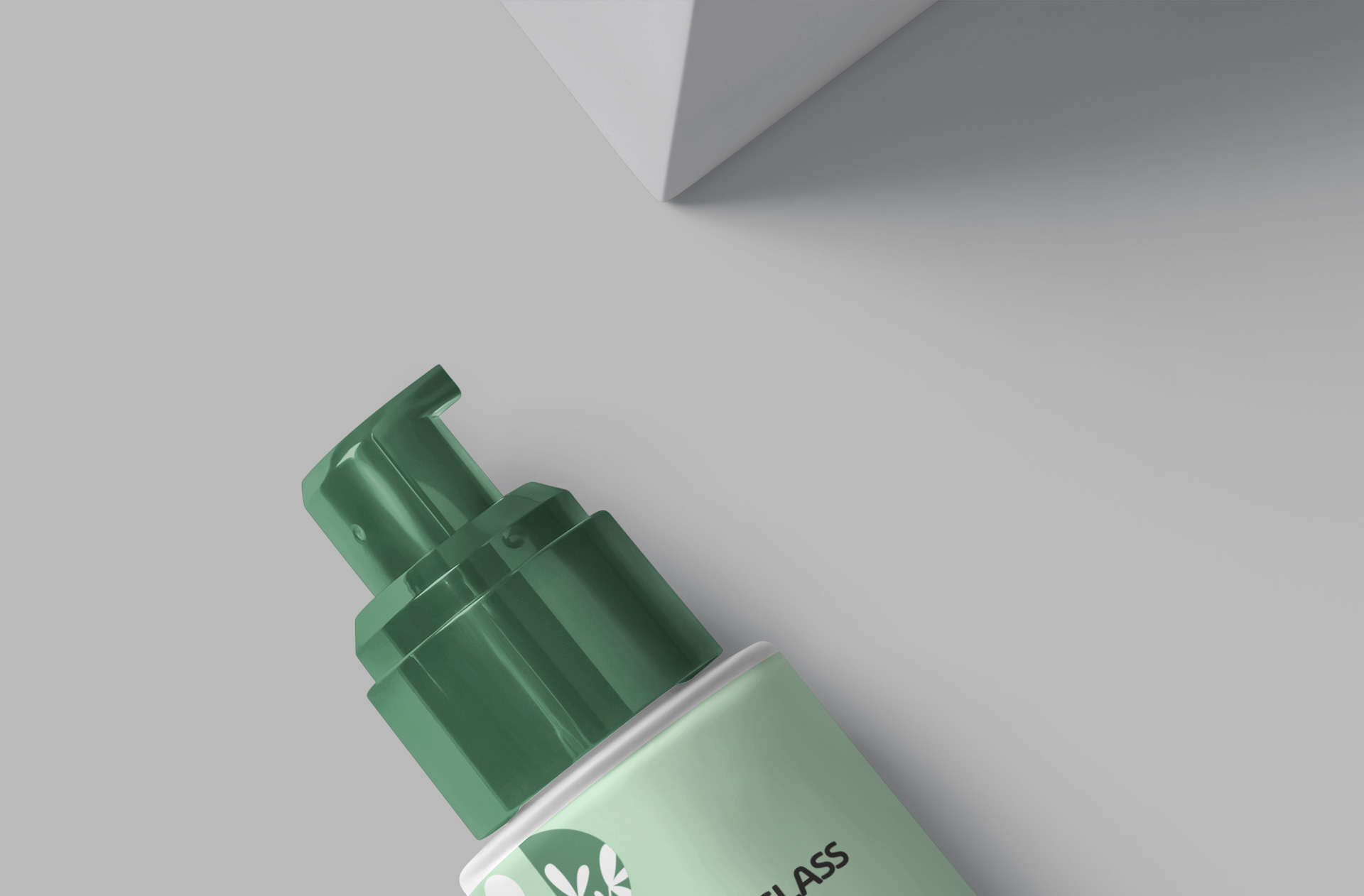 beauty container mock-up
