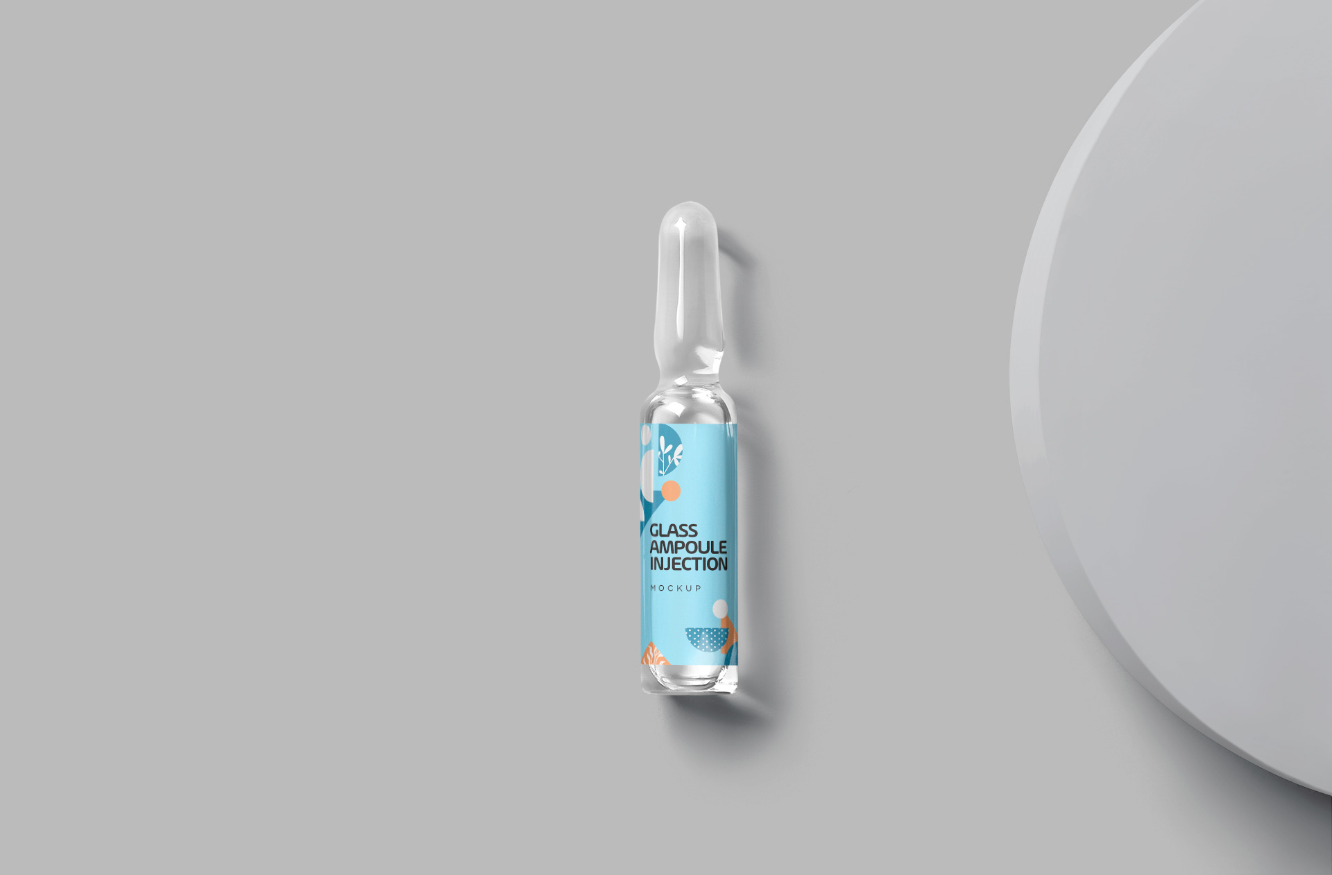 Glass Ampoule Injection Mockup Top View