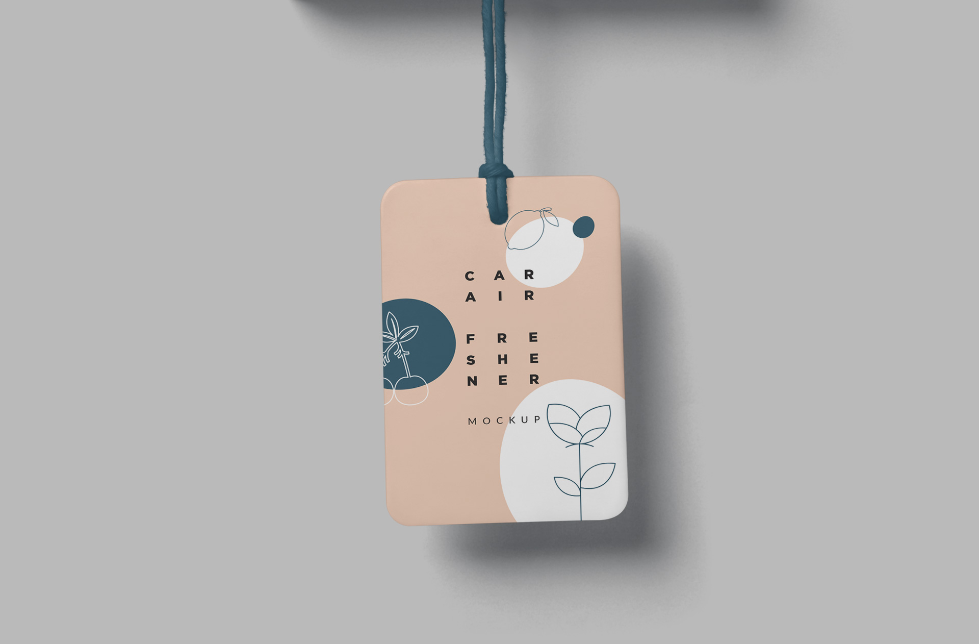 hanging tag mock-up
