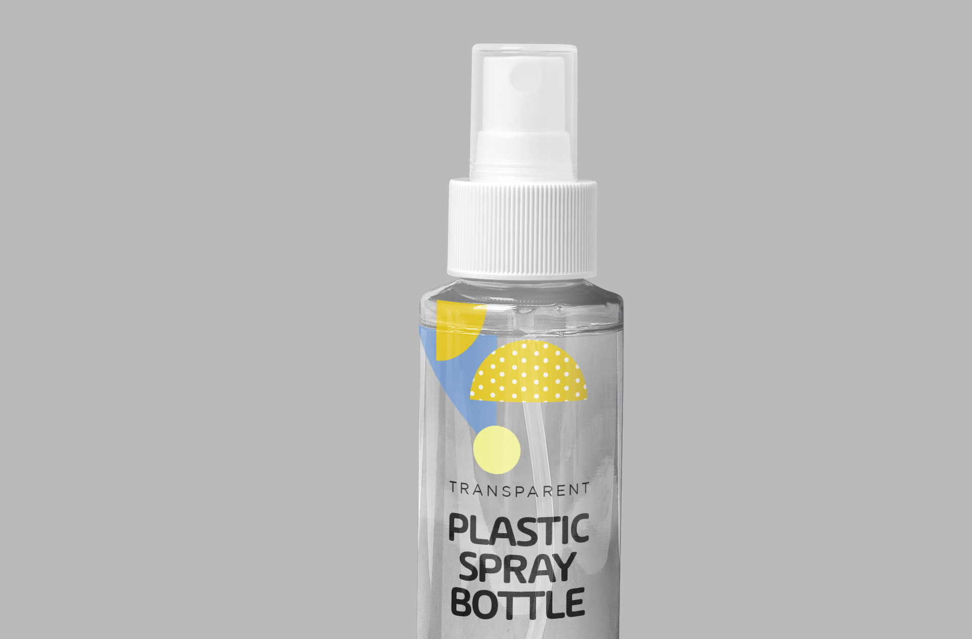 cleaning product bottle mock-up