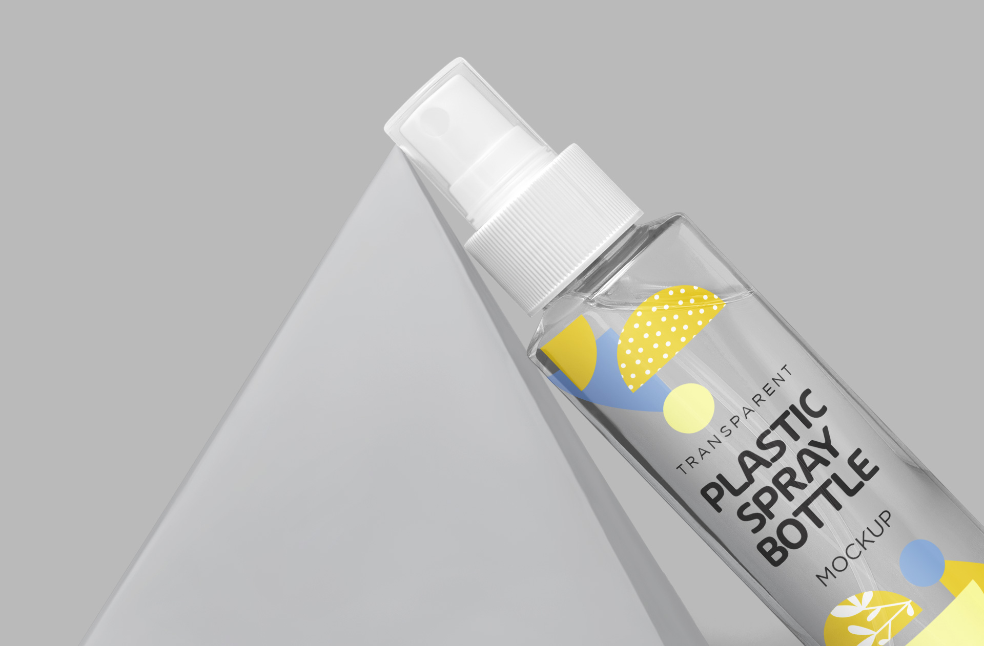 realistic bottle design PSD