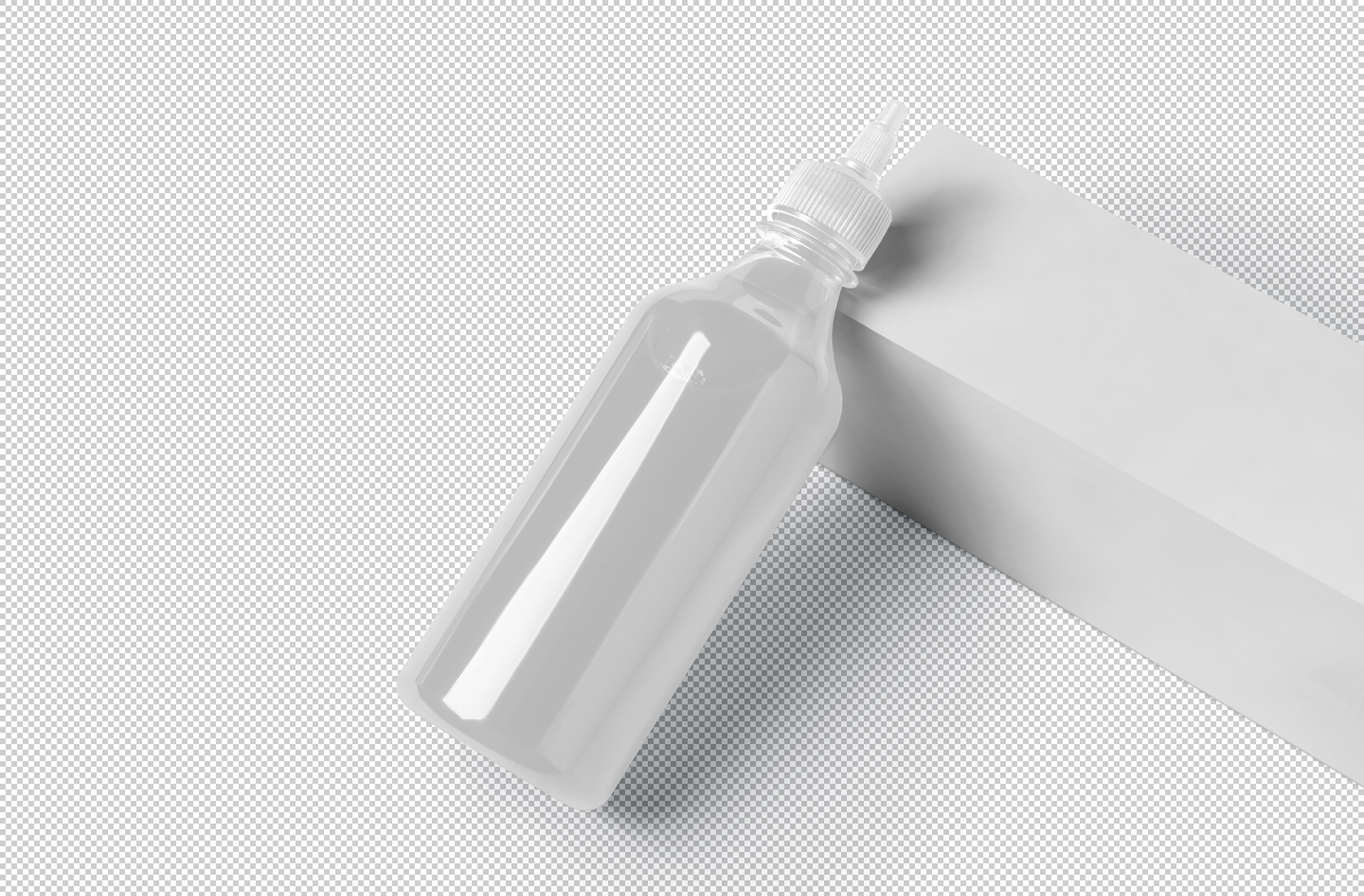 plastic bottle packaging PSD