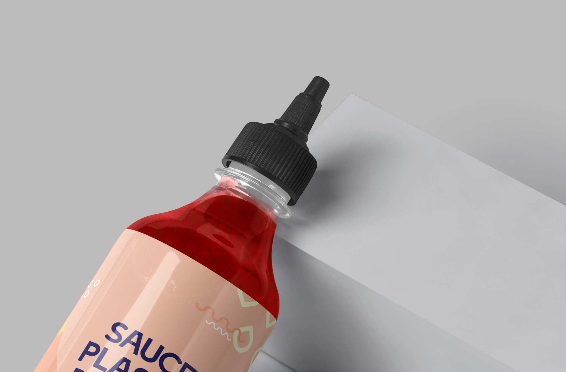 plastic bottle packaging PSD