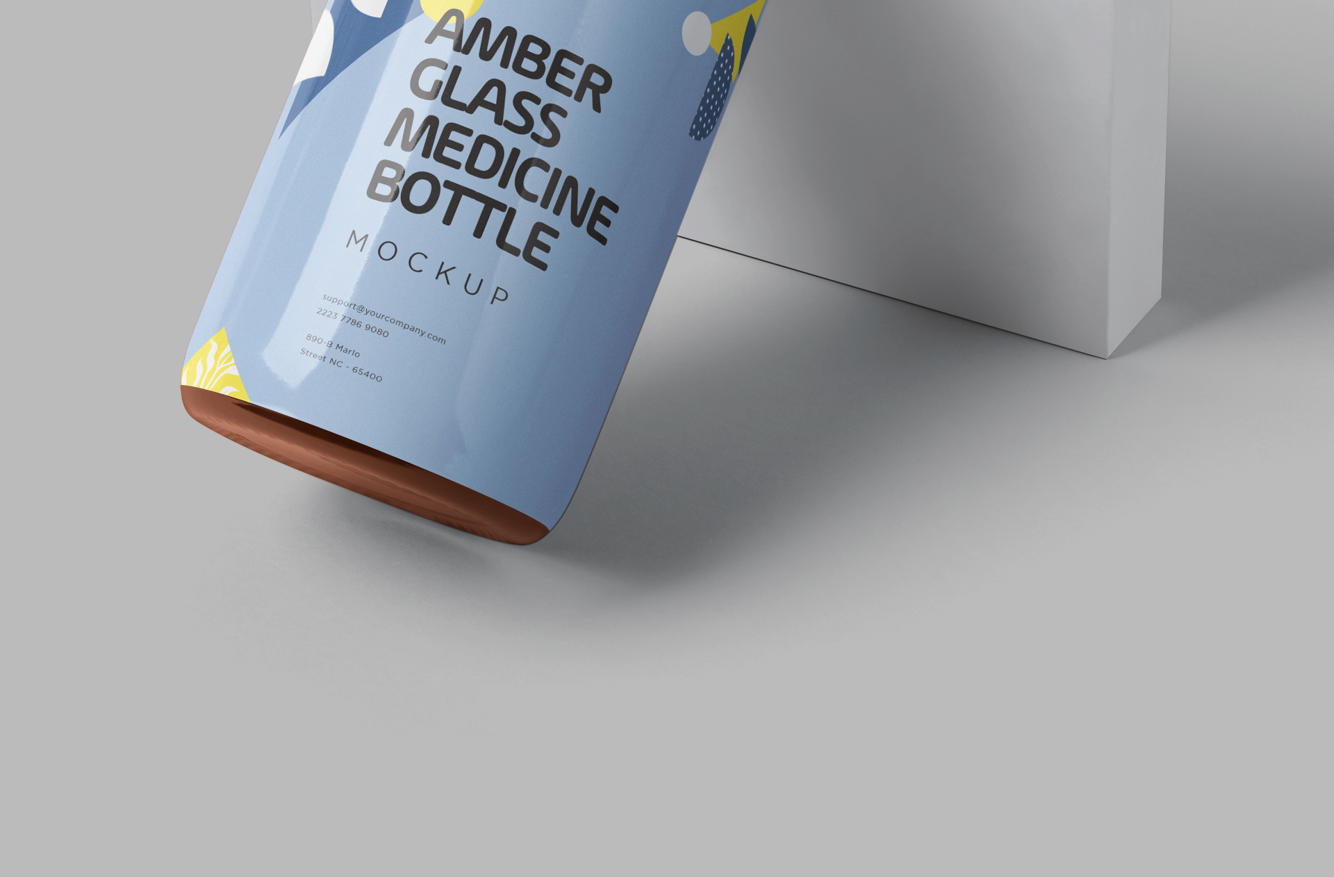 glass container mock-up