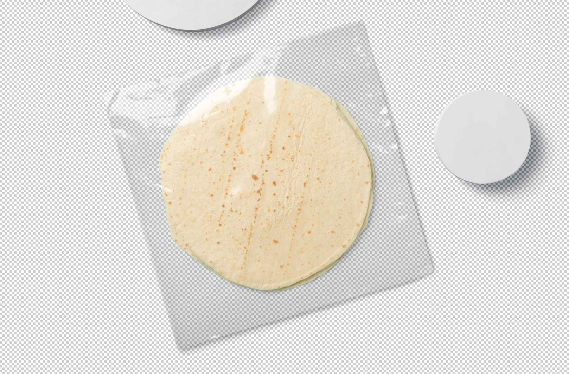 clear food packaging design PSD