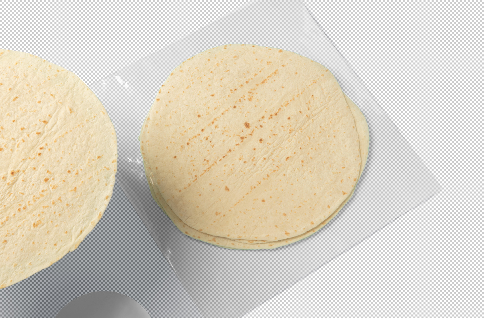 clear food packaging design PSD