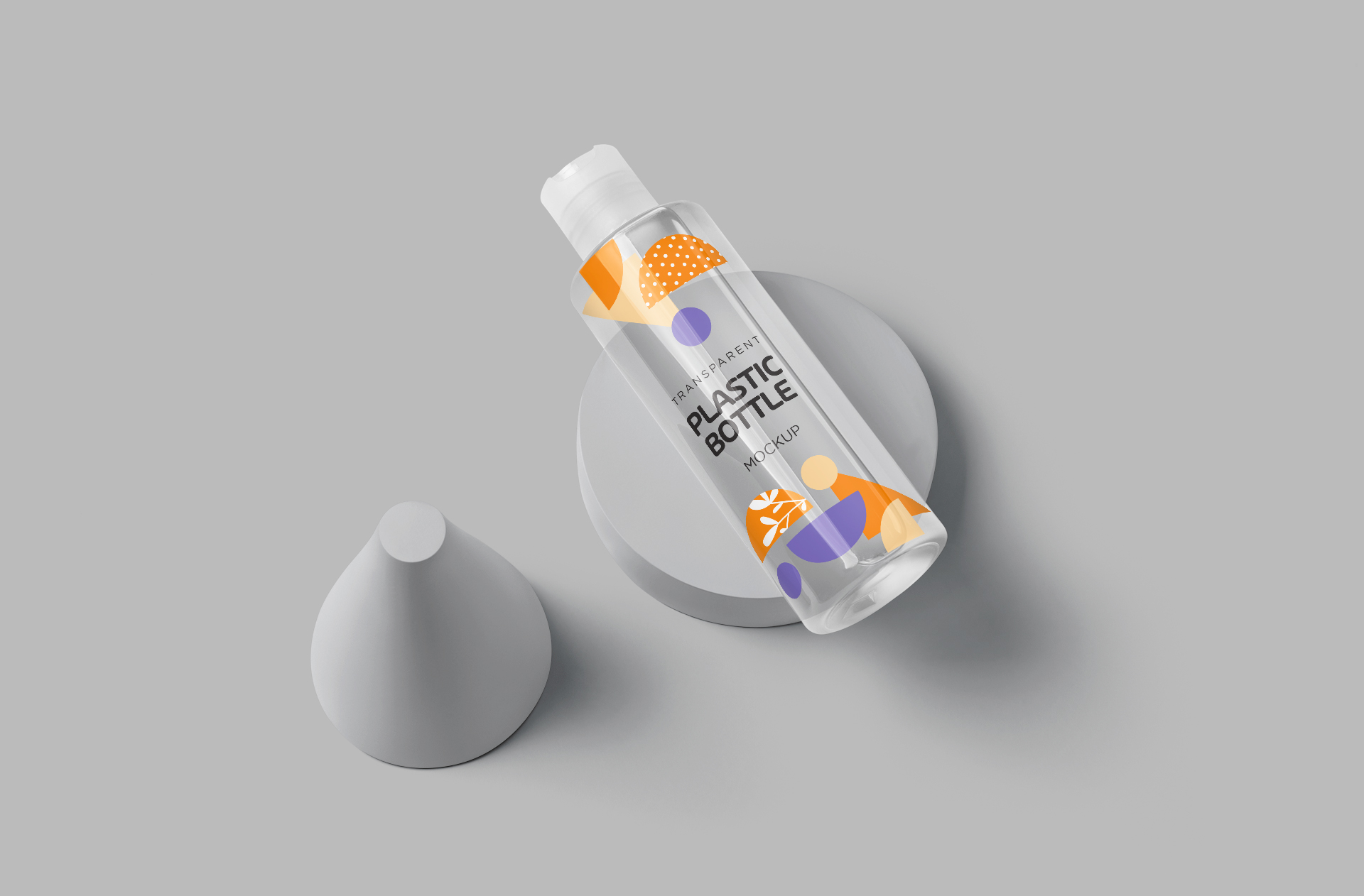 Sleek Plastic Bottle Mockup for Liquid Products