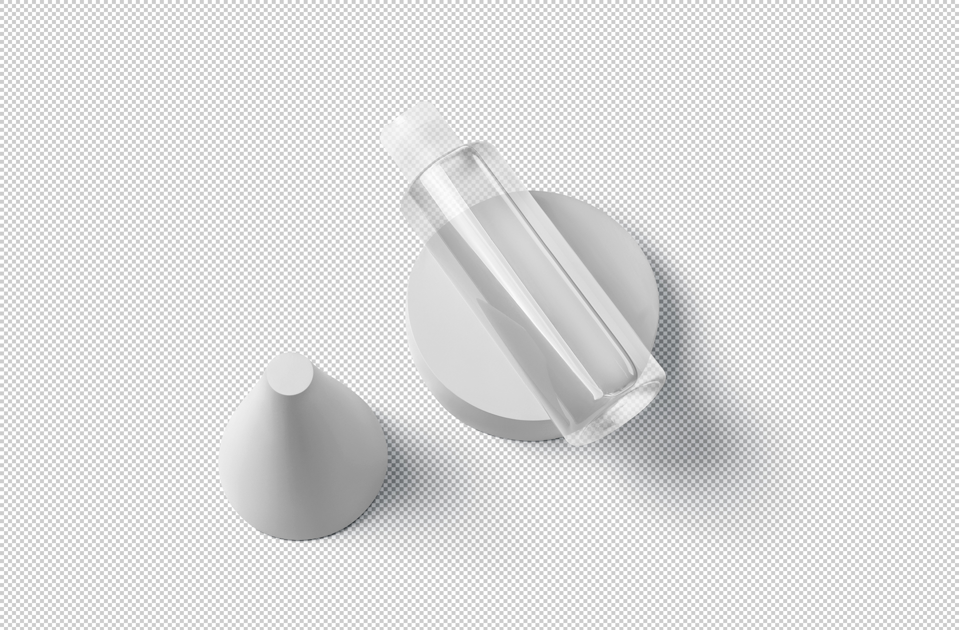 beverage bottle branding PSD