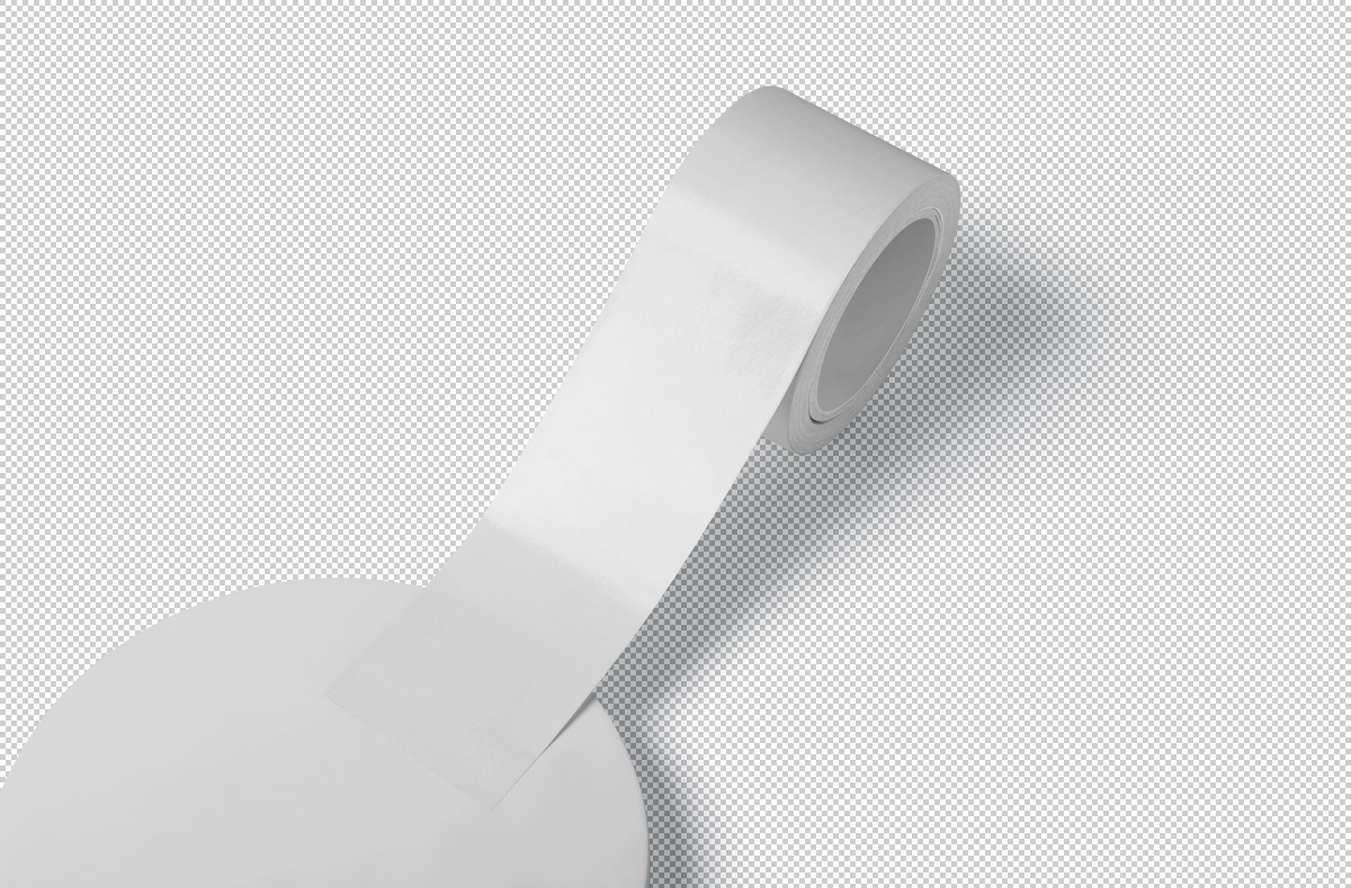 adhesive packaging mock-up