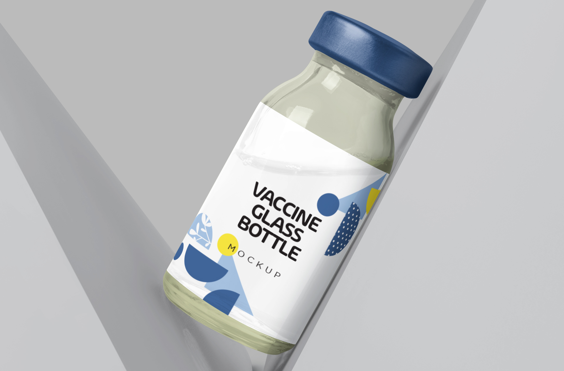glass vial mock-up