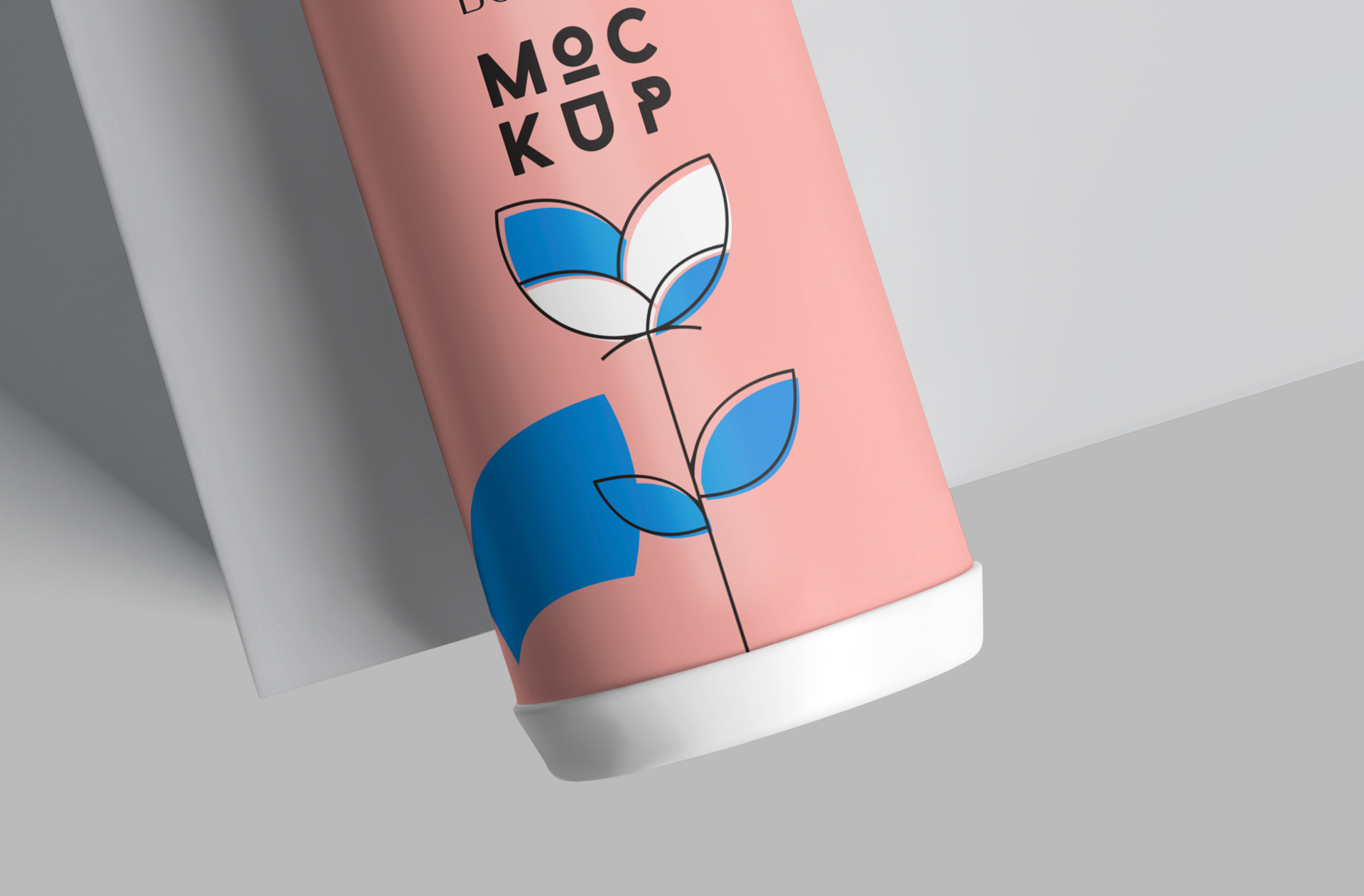 plastic bottle packaging PSD