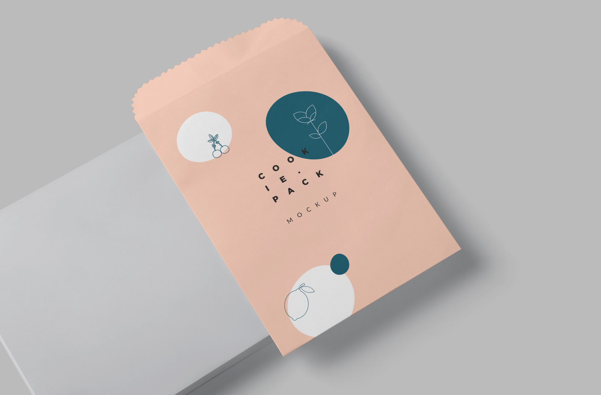 Customizable Cookie Pack Pouch Design Mockup
