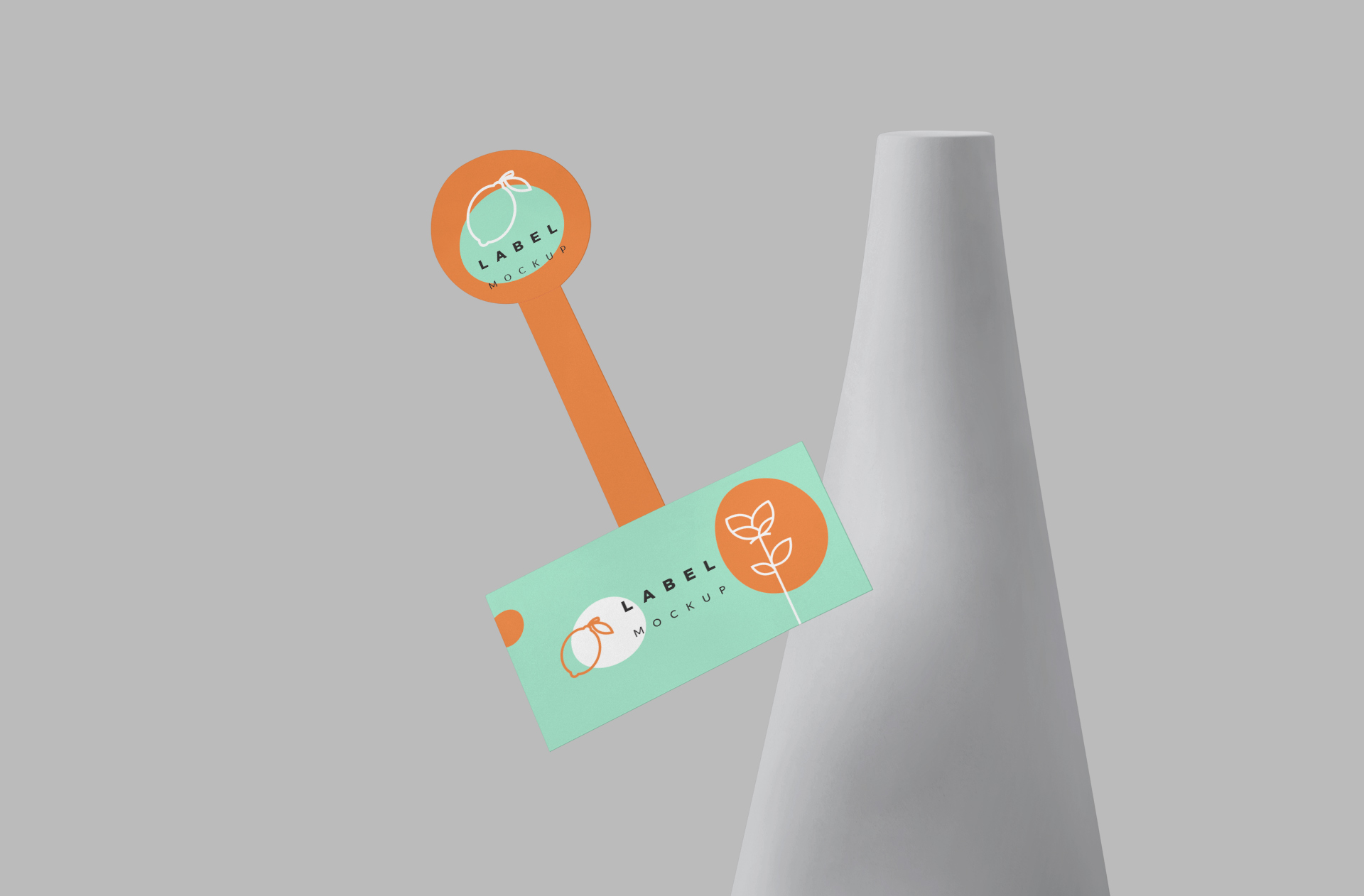 Eco-Friendly Tag and Label Mockup Design