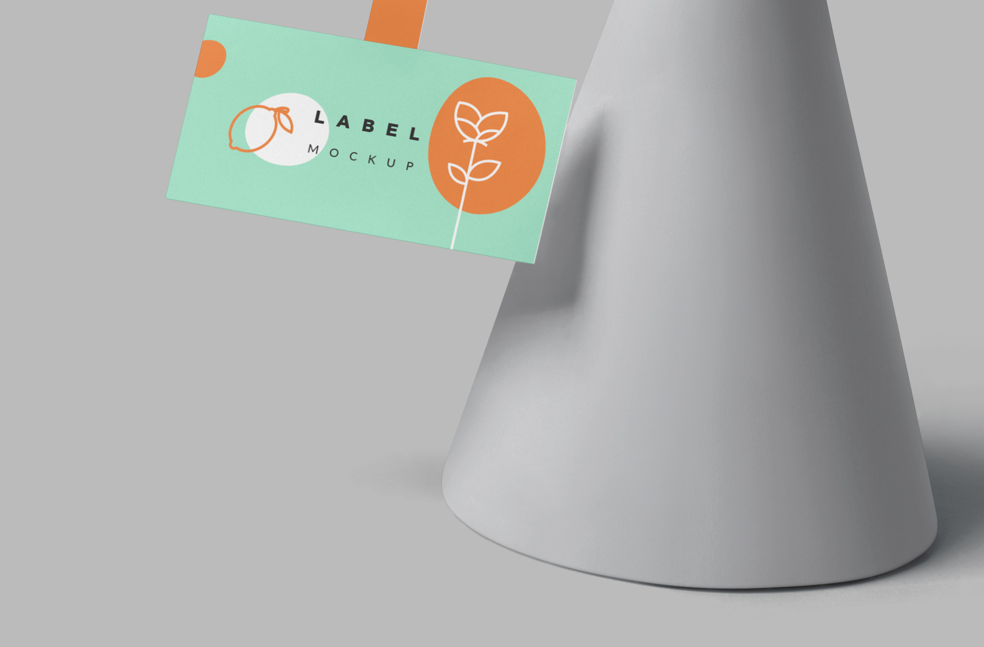 branding label mock-up PSD