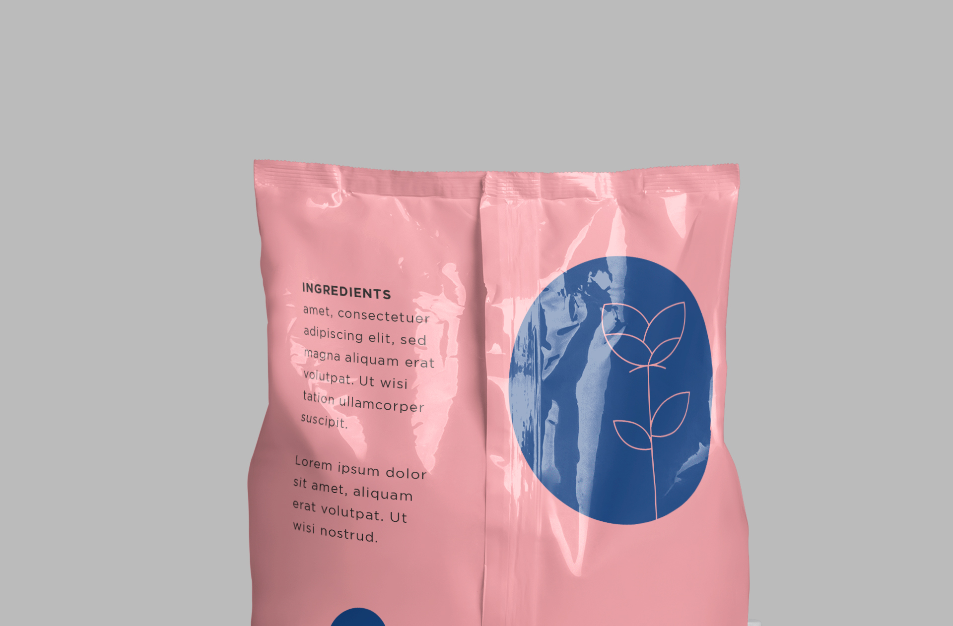 customizable food pouch mock-up