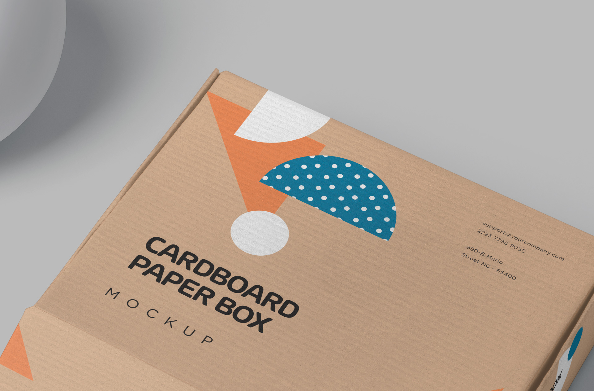 box packaging mockup PSD