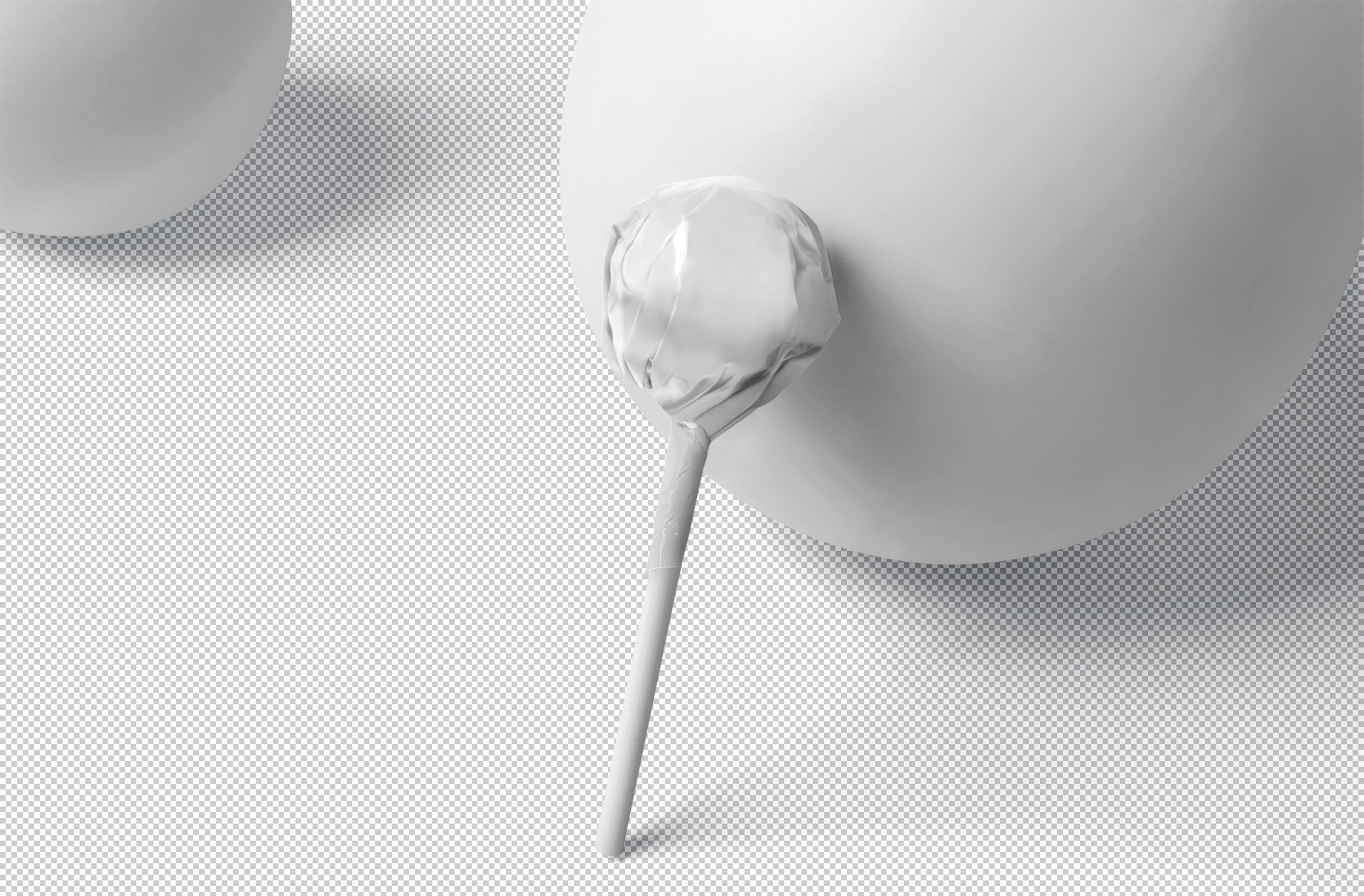 realistic candy packaging mock-up