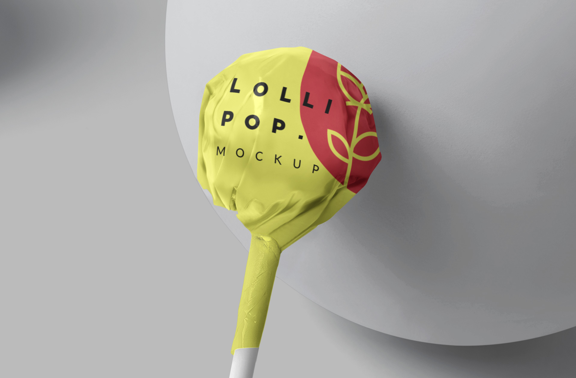 realistic candy packaging mock-up