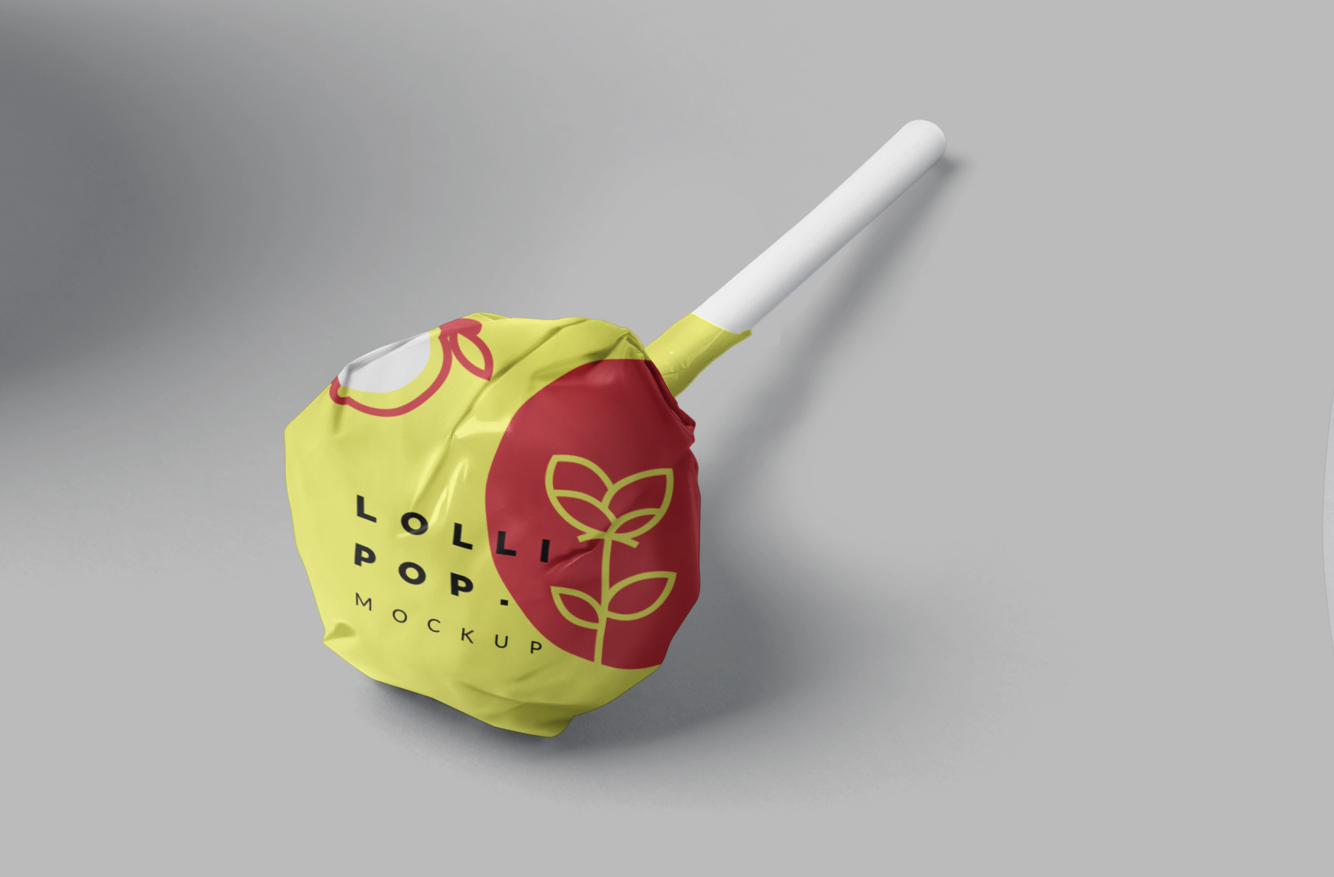 sweet label packaging PSD mock-up