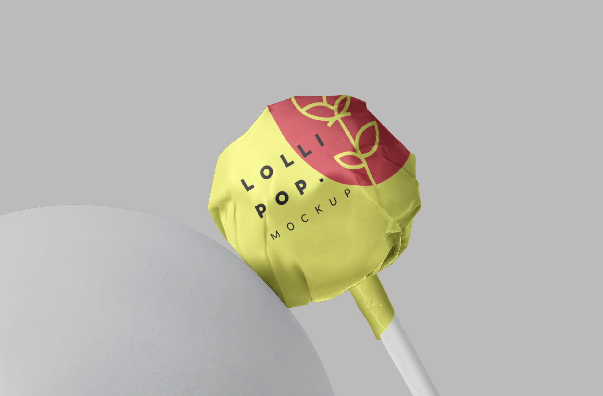sweet label packaging PSD mock-up