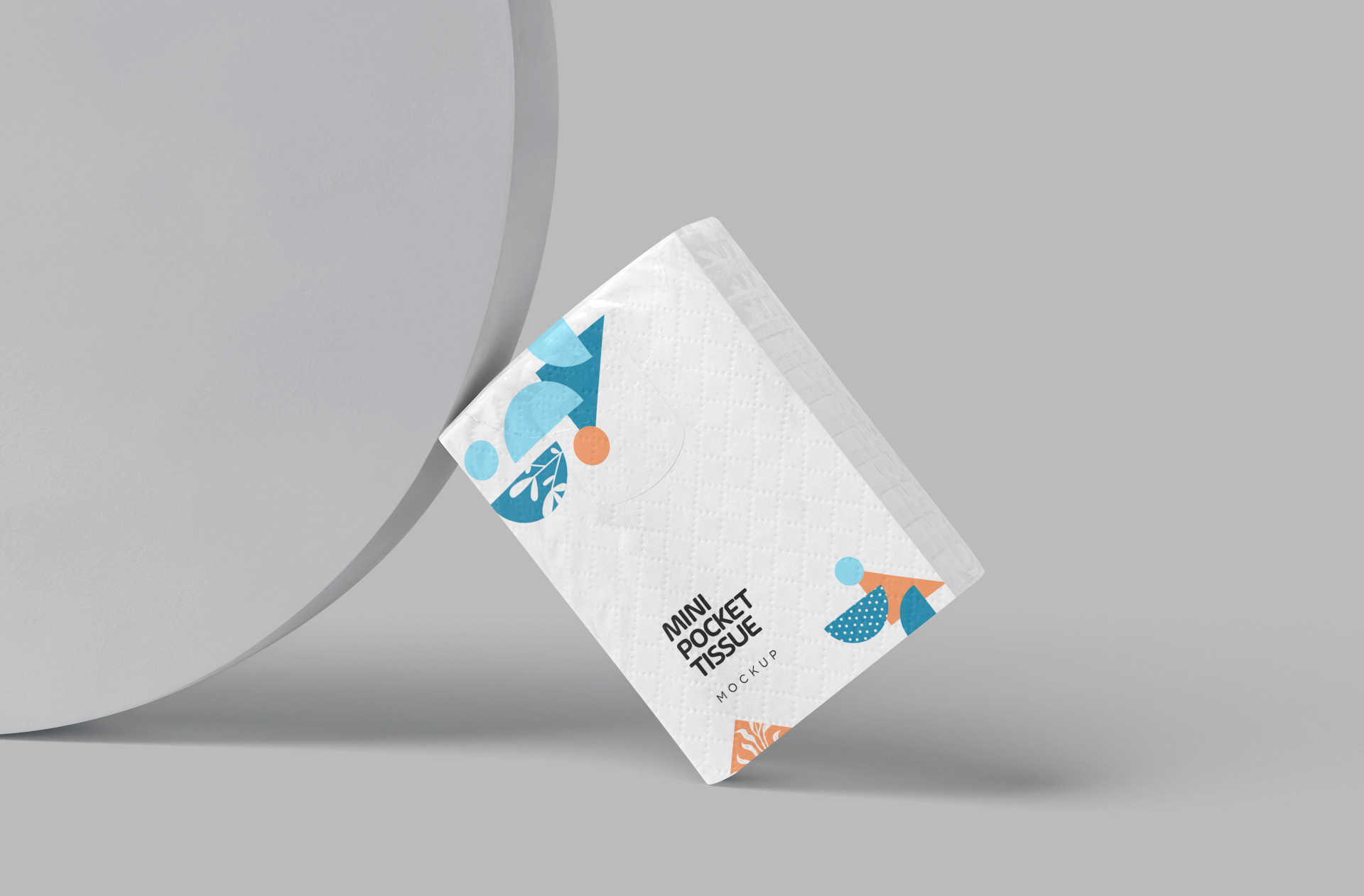 Mini Pocket Tissue Packaging Mockup