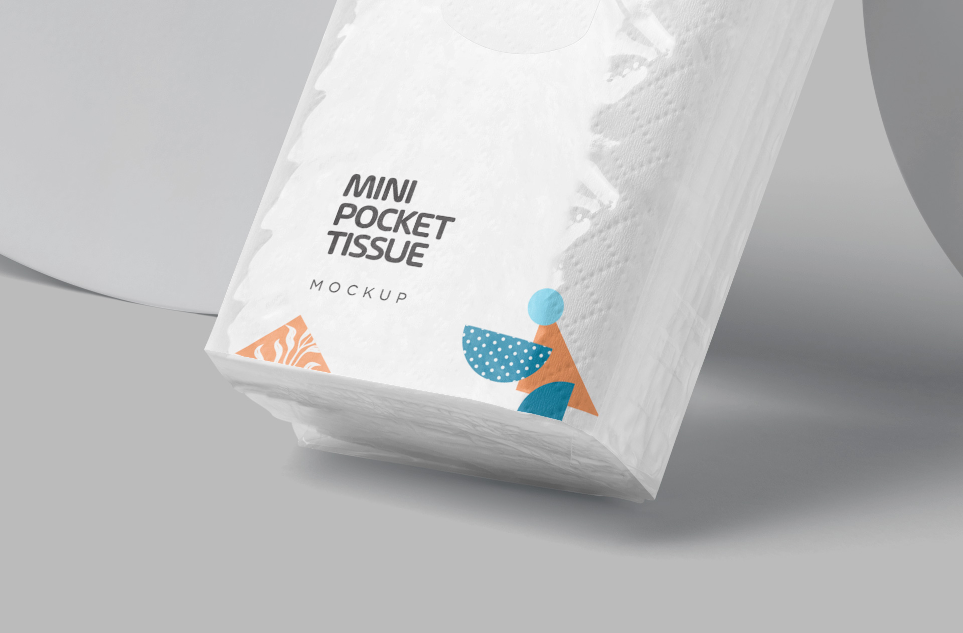 compact tissue pack mock-up
