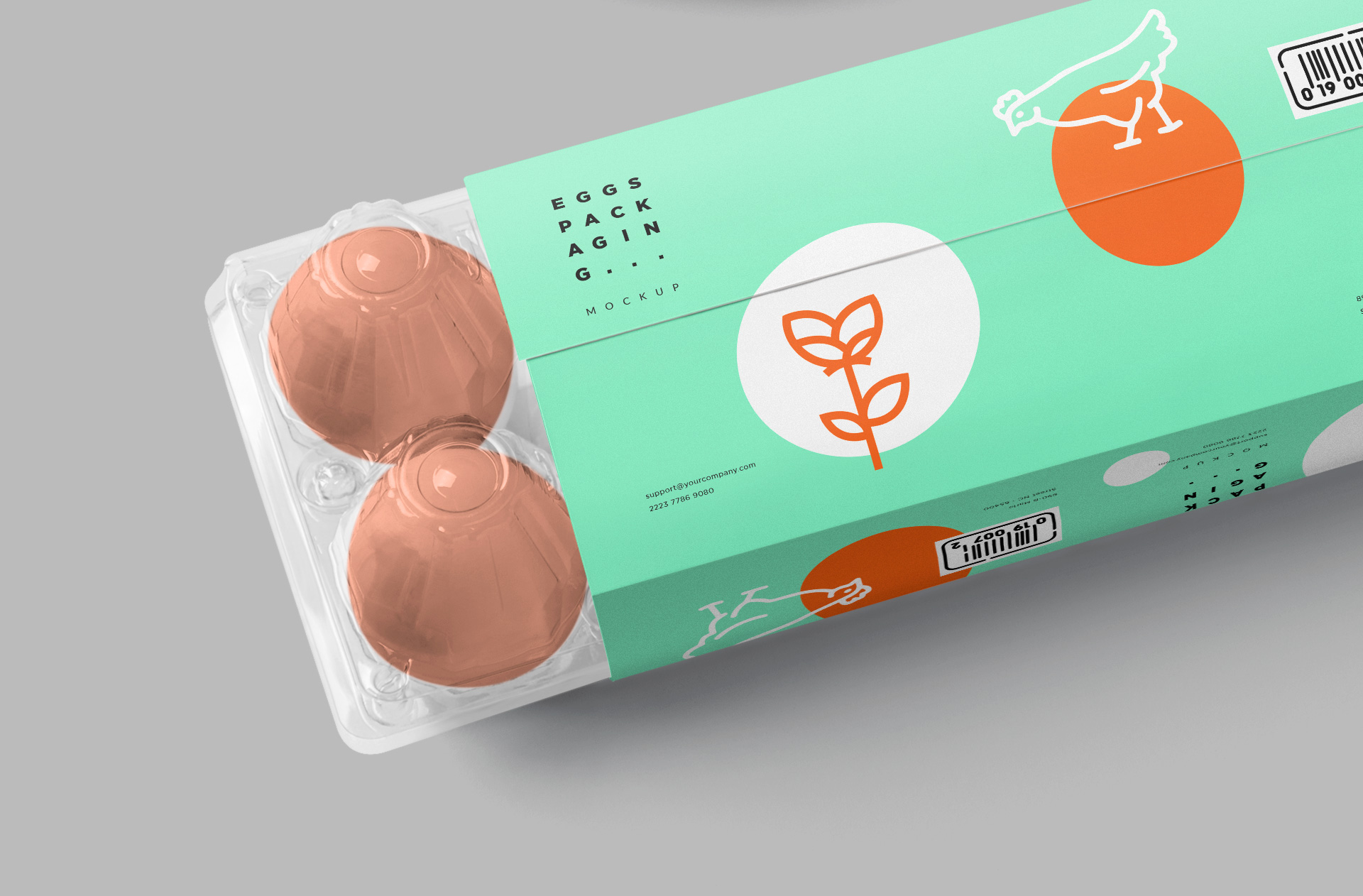 creative food branding mock-up